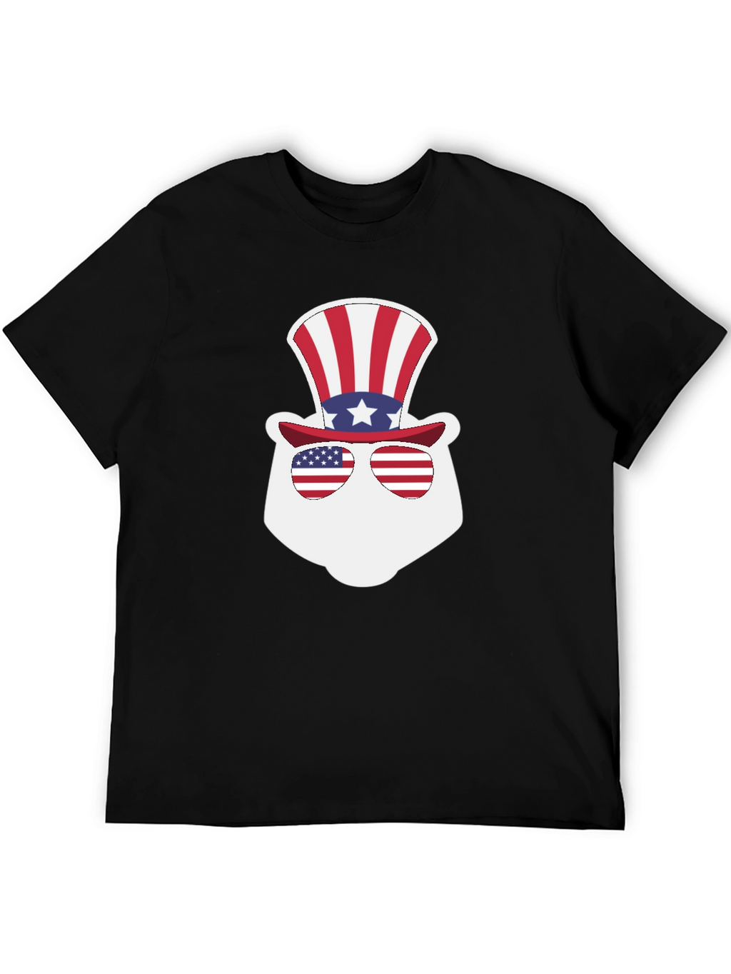 Patriotic Bear Graphic T-Shirt