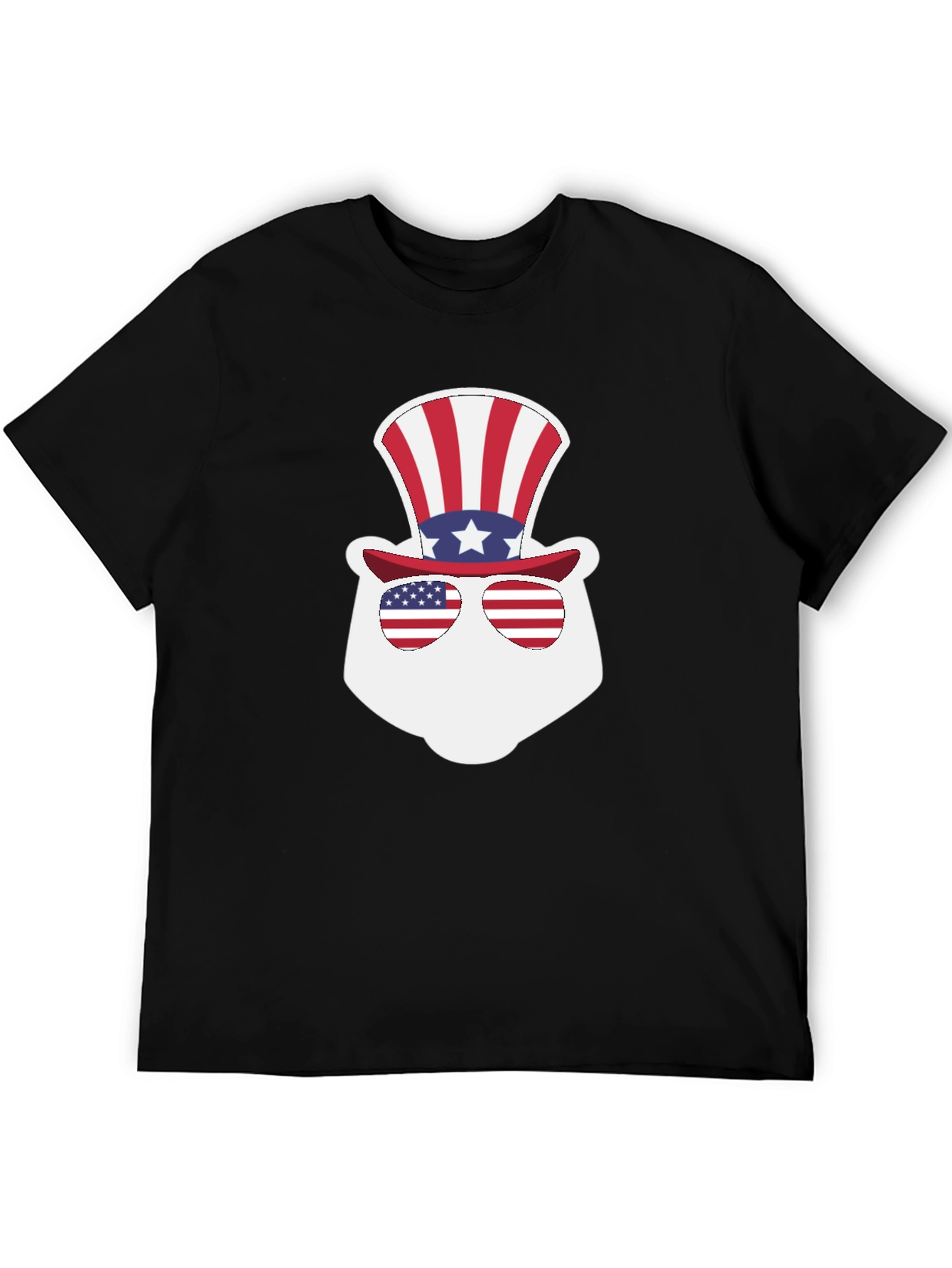 Patriotic Bear Graphic T-Shirt