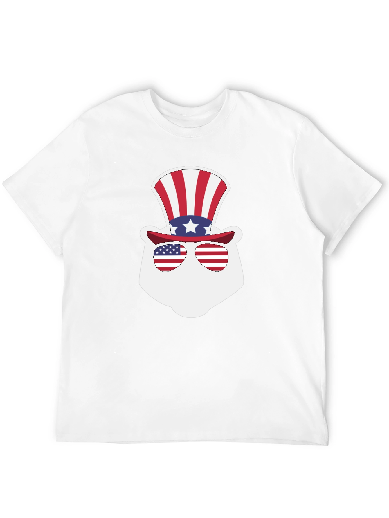 Patriotic Bear Graphic T-Shirt