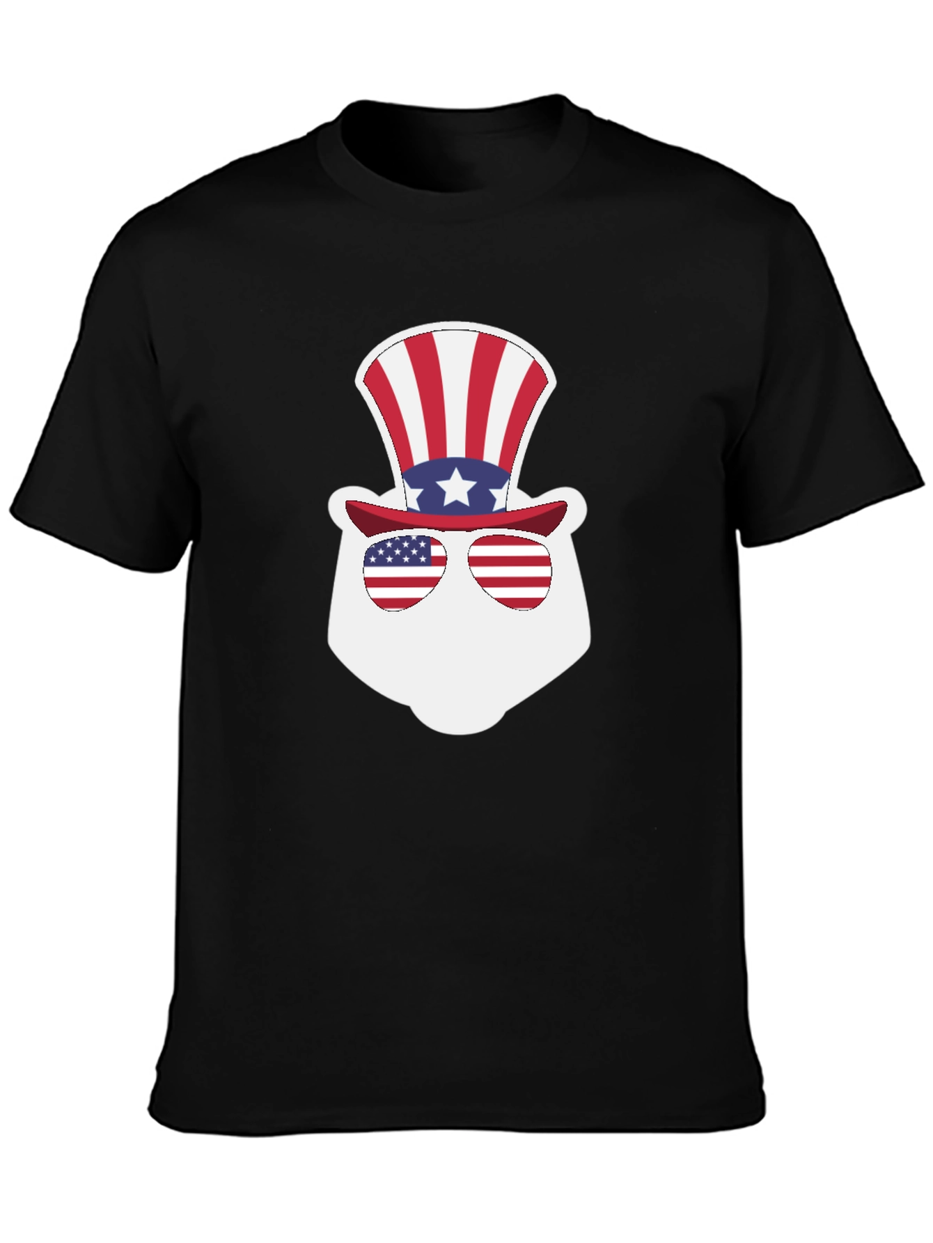 Patriotic Bear Graphic T-Shirt