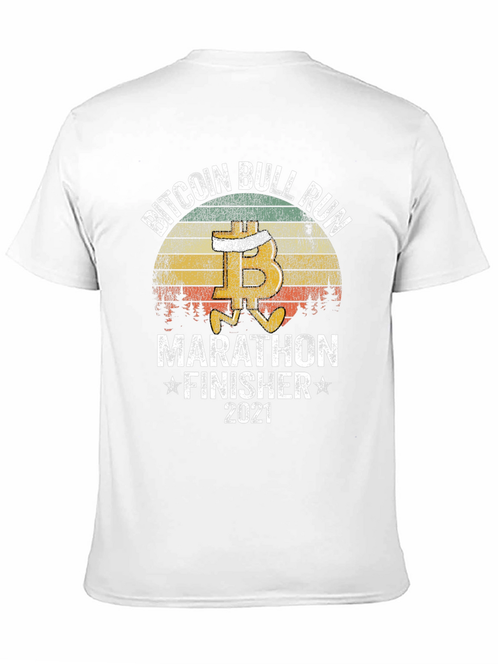 Bitcoin Bull Run Marathon Finisher 2021 T-Shirt