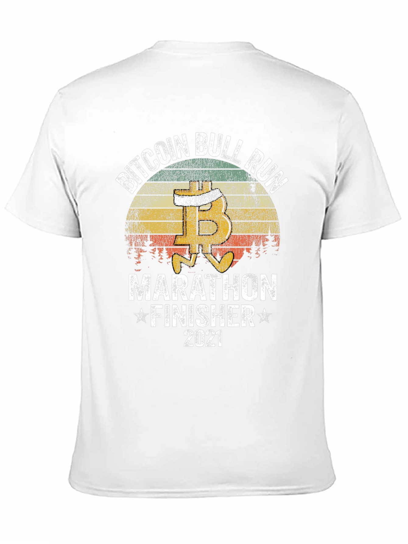 Bitcoin Bull Run Marathon Finisher 2021 T-Shirt