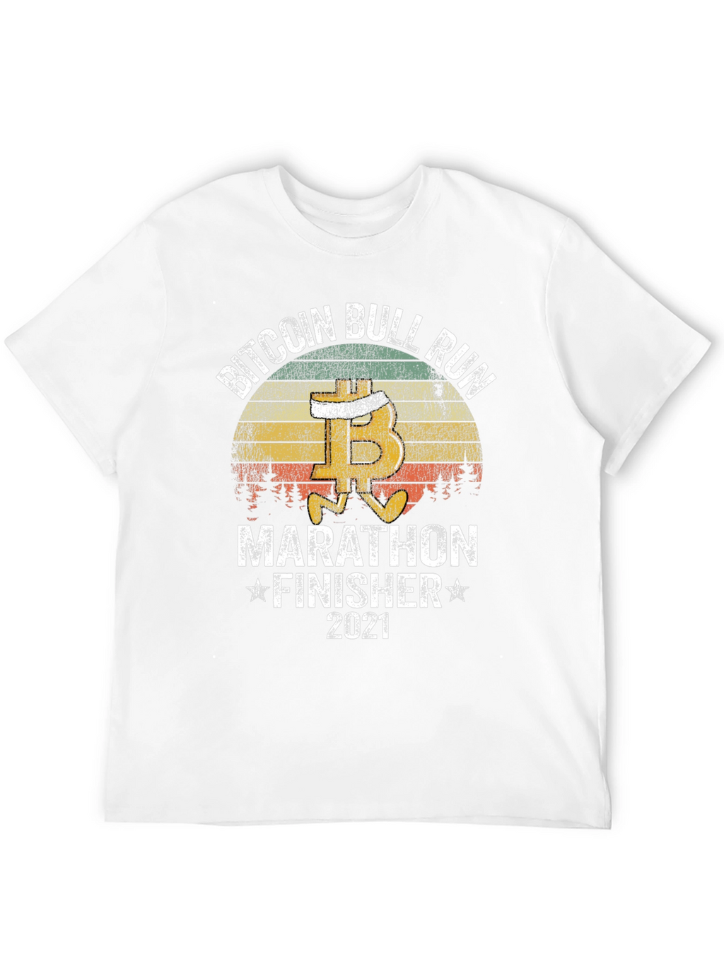 Bitcoin Bull Run Marathon Finisher 2021 T-Shirt