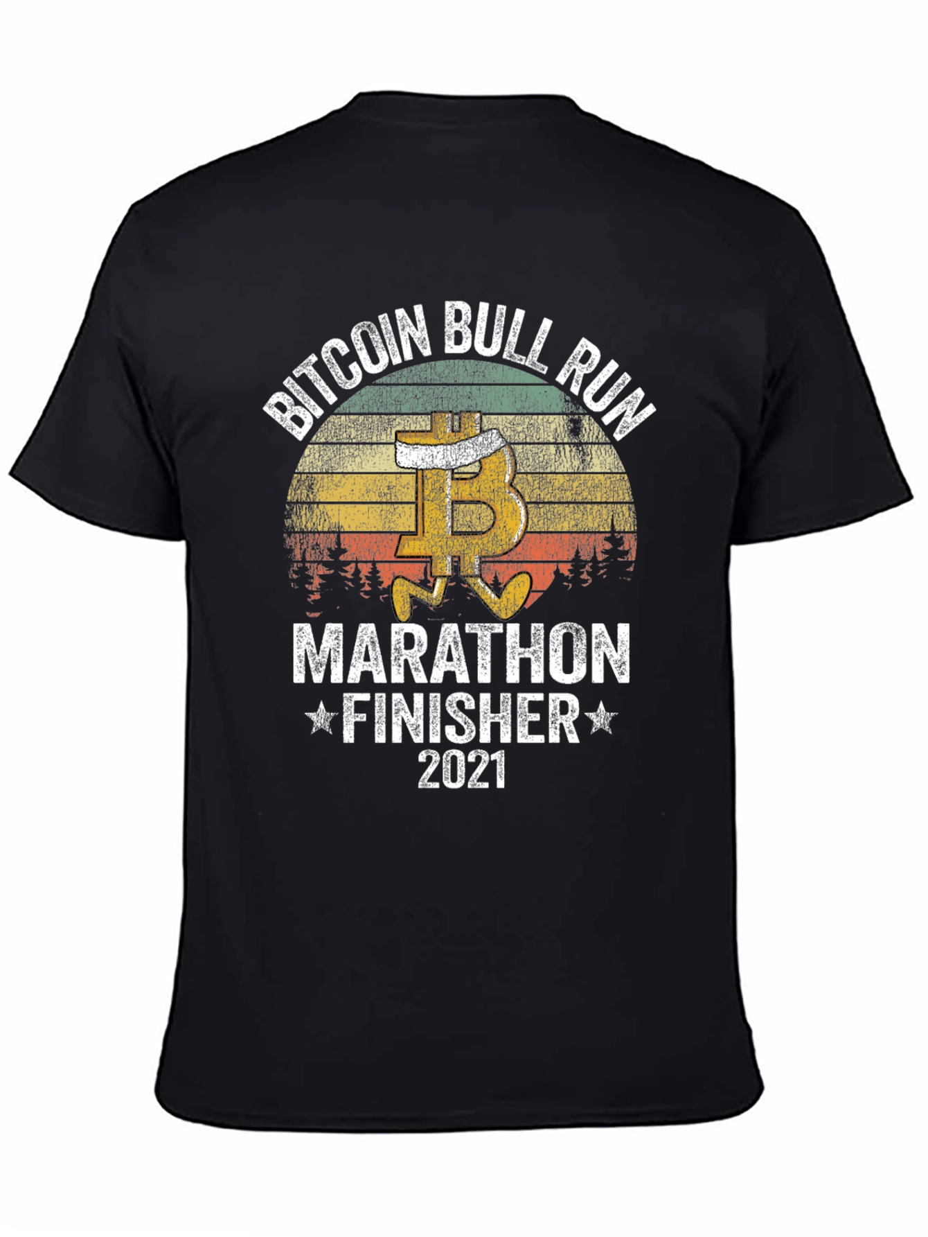 Bitcoin Bull Run Marathon Finisher 2021 T-Shirt