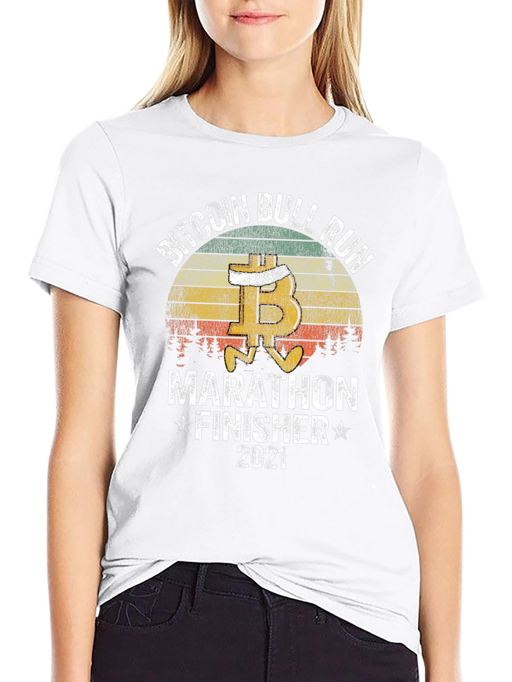 Bitcoin Bull Run Marathon Finisher 2021 T-Shirt