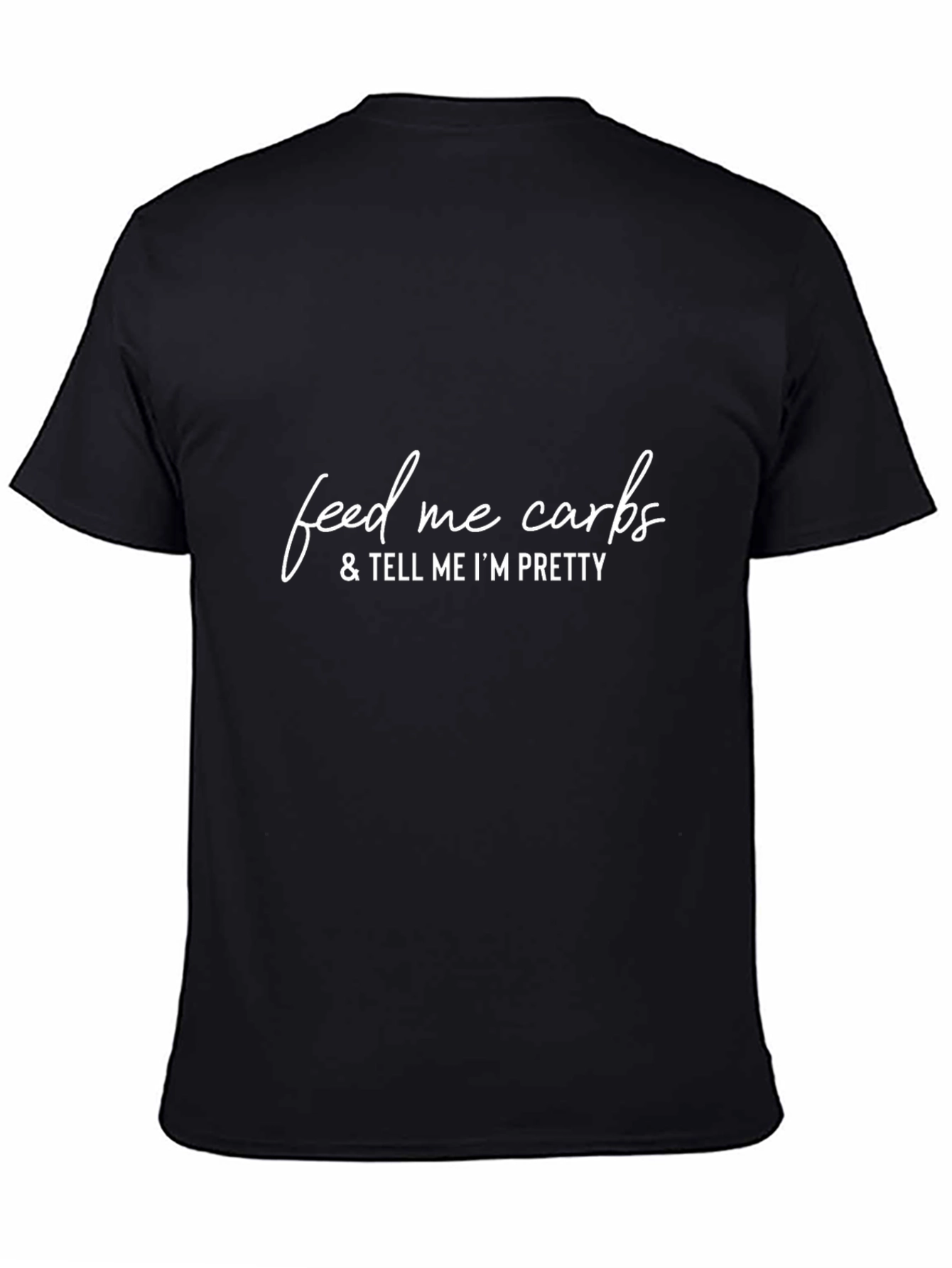 Feed Me Carbs Graphic Tee - Soft Cotton Comfort