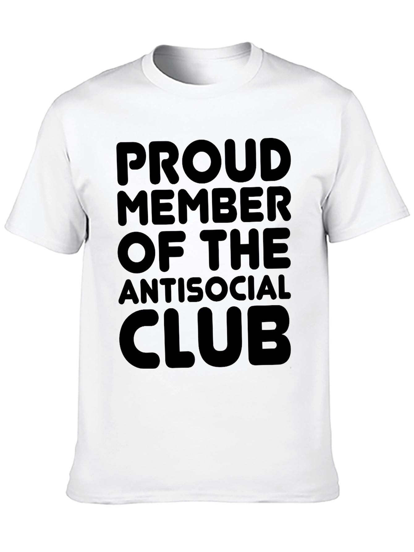 Antisocial Club T-Shirt - Black Graphic Tee