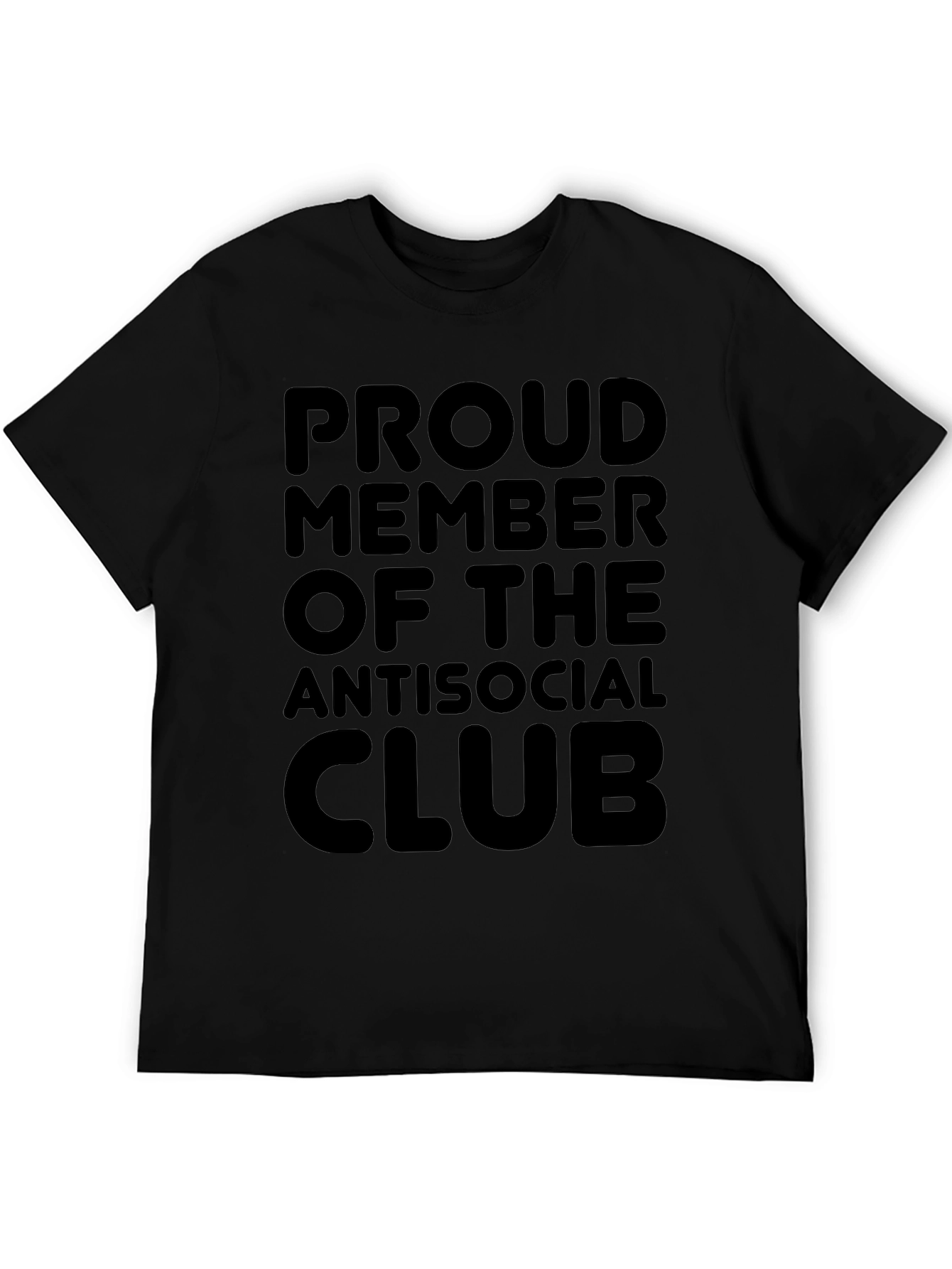 Antisocial Club T-Shirt - Black Graphic Tee