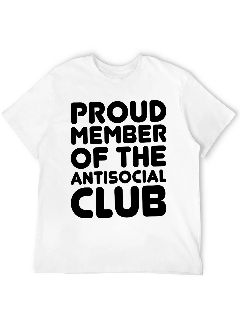 Antisocial Club T-Shirt - Black Graphic Tee