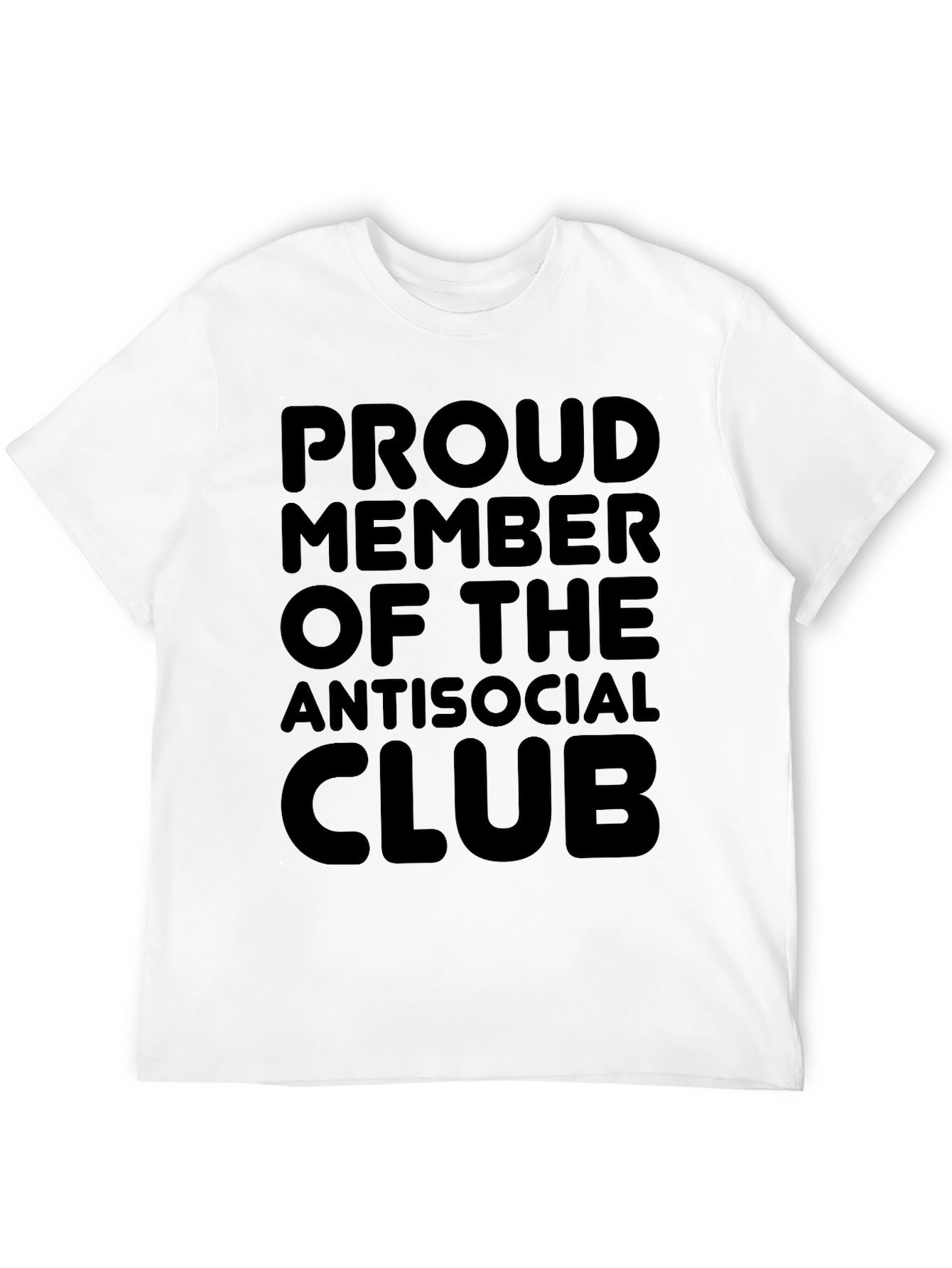 Antisocial Club T-Shirt - Black Graphic Tee