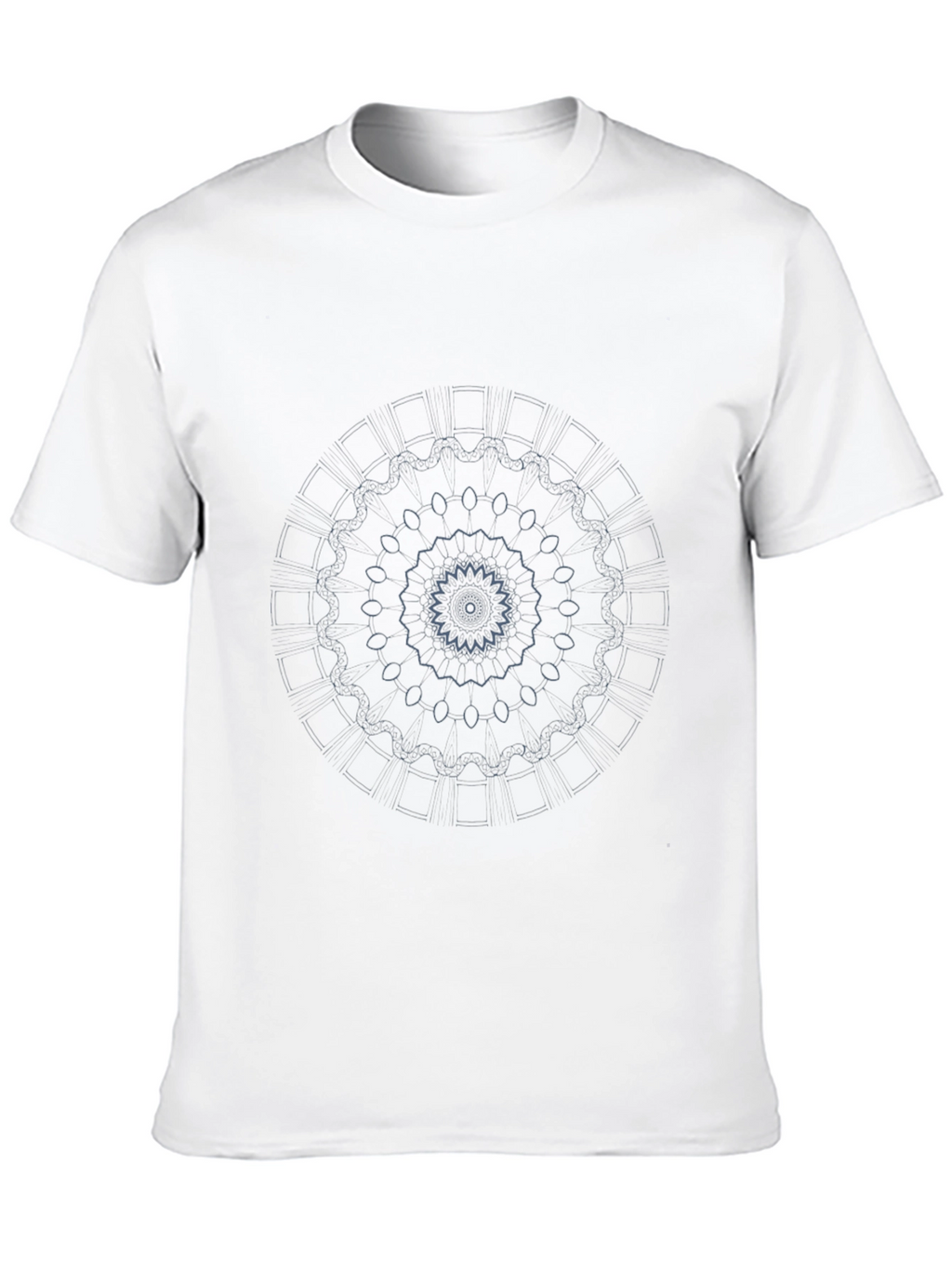 Geometric Mandala T-Shirt - Stylish Black Tee