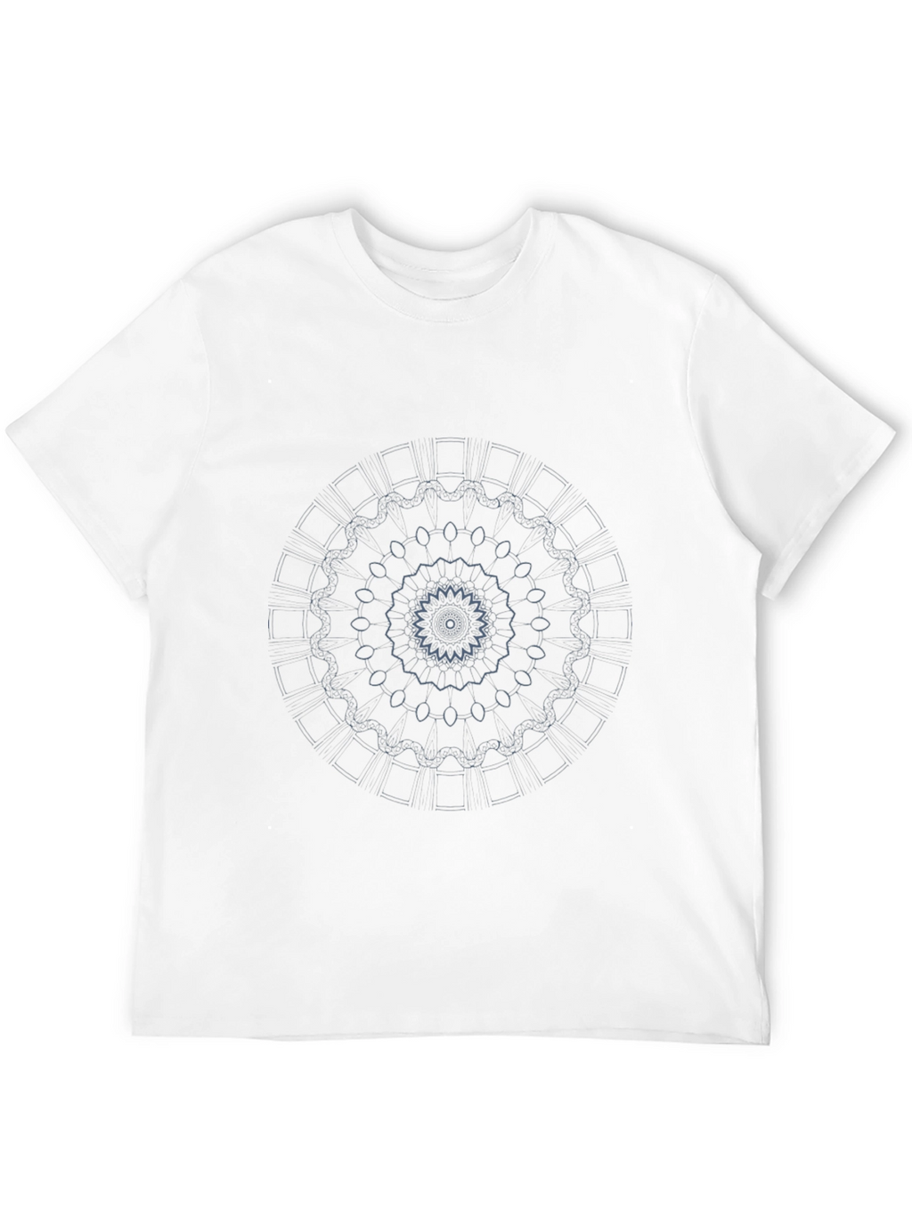 Geometric Mandala T-Shirt - Stylish Black Tee