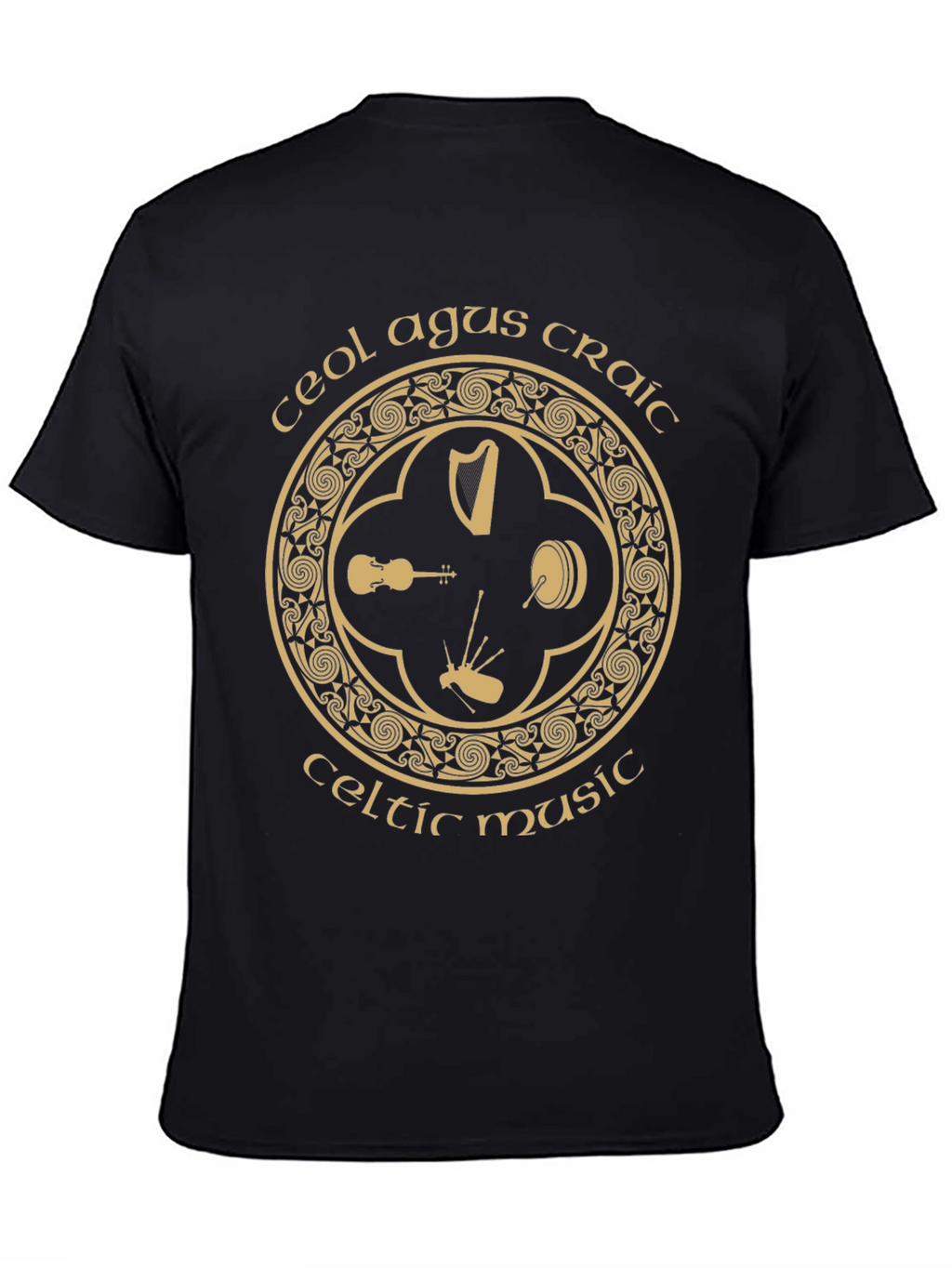 Ceol Agus Craic Celtic Music T-Shirt