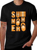 Summer Mode Black T-Shirt
