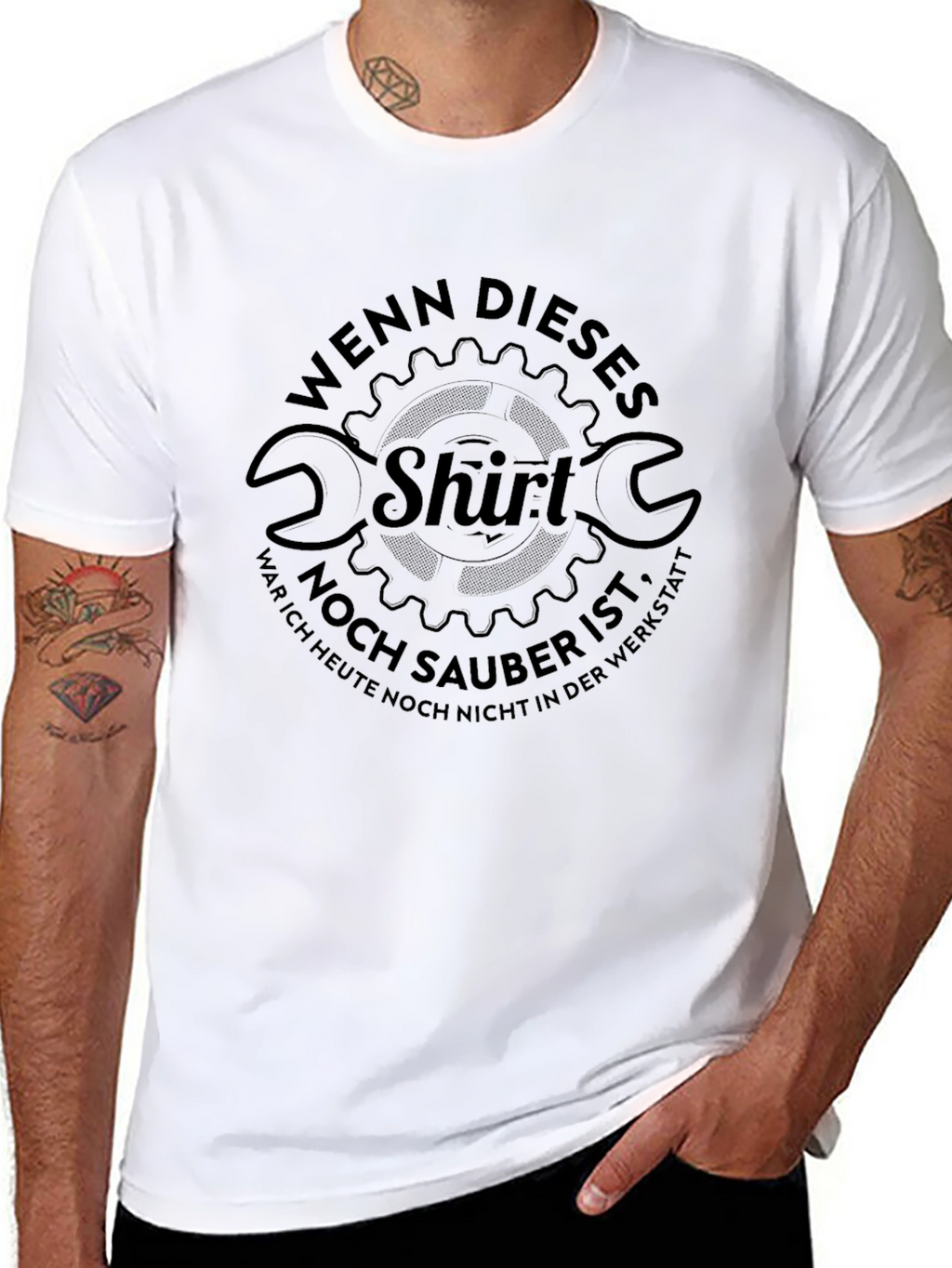 WENN DIESES Shirt T-Shirt - Mechanic Edition