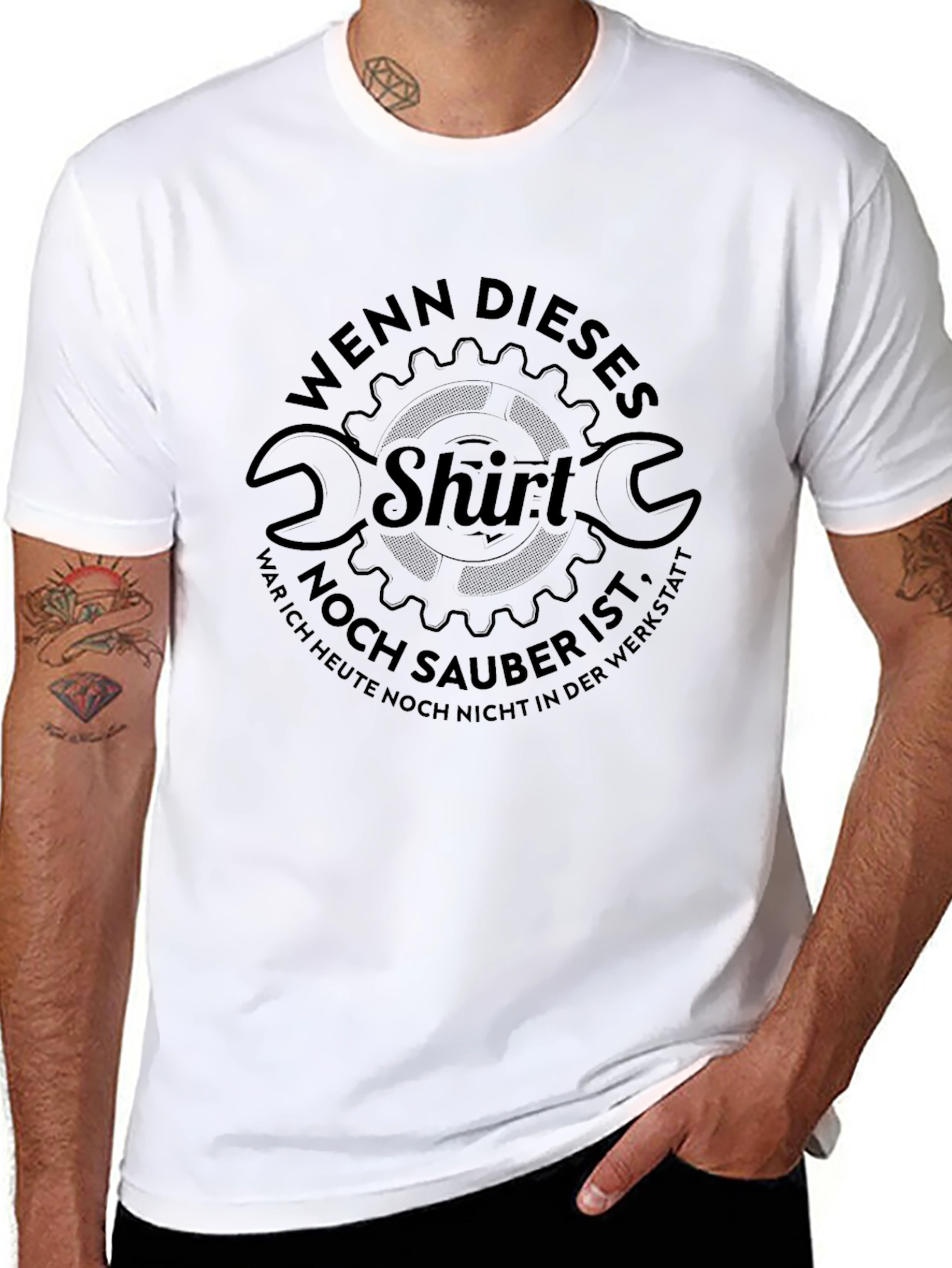 WENN DIESES Shirt T-Shirt - Mechanic Edition