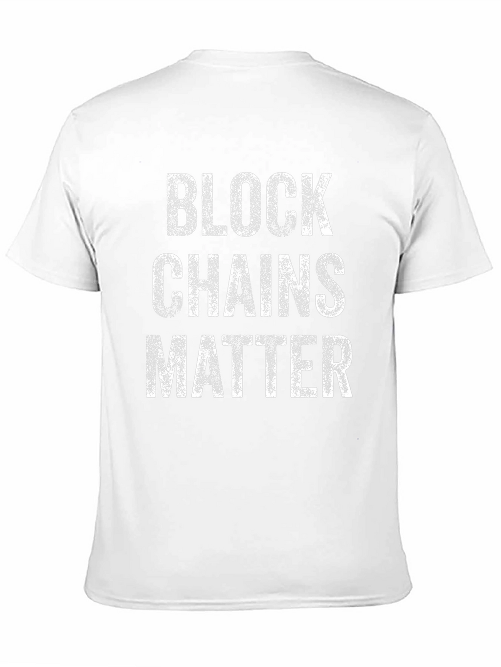 Blockchains Matter Graphic Tee - Black Cotton T-Shirt