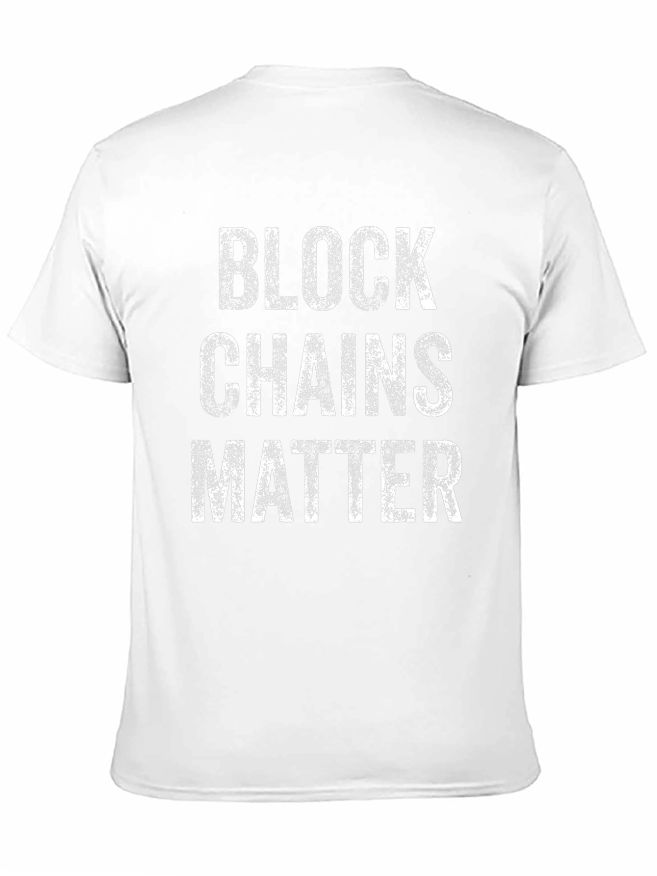 Blockchains Matter Graphic Tee - Black Cotton T-Shirt