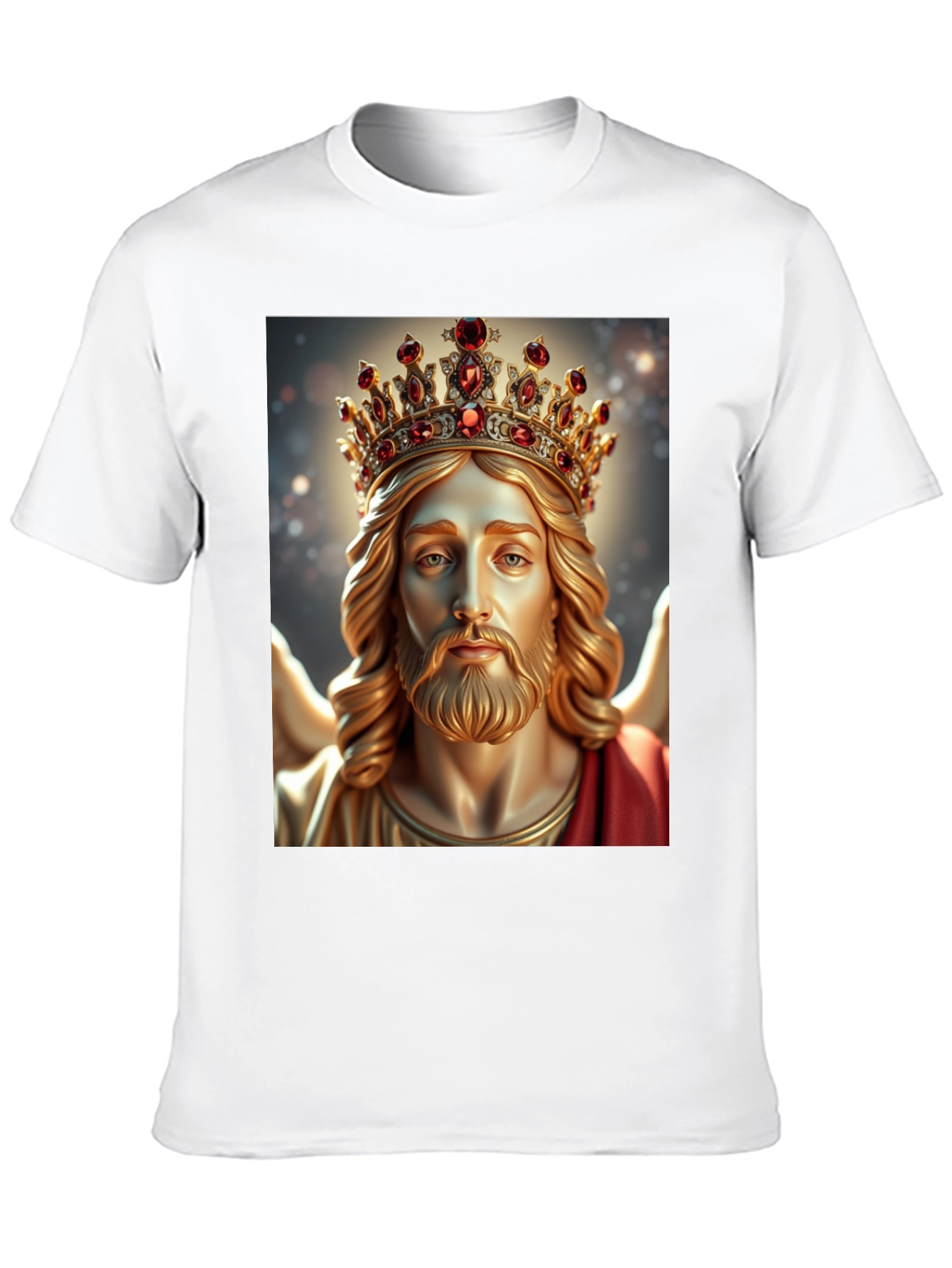 Jesus King Graphic Tee - Religious Apparel