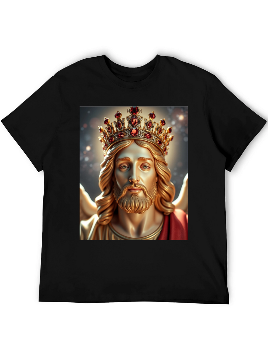 Jesus King Graphic Tee - Religious Apparel