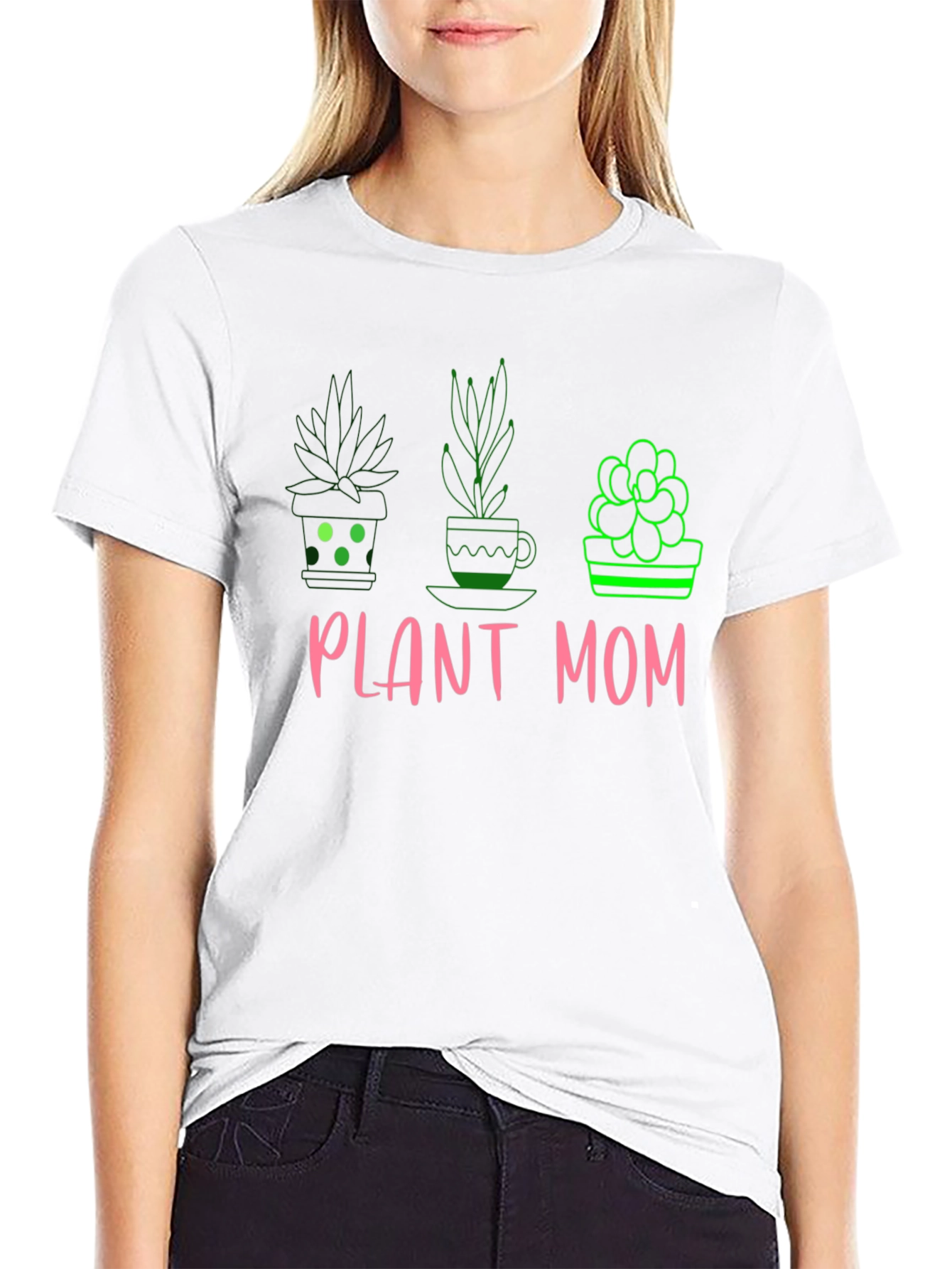 Plant Mom Graphic T-Shirt