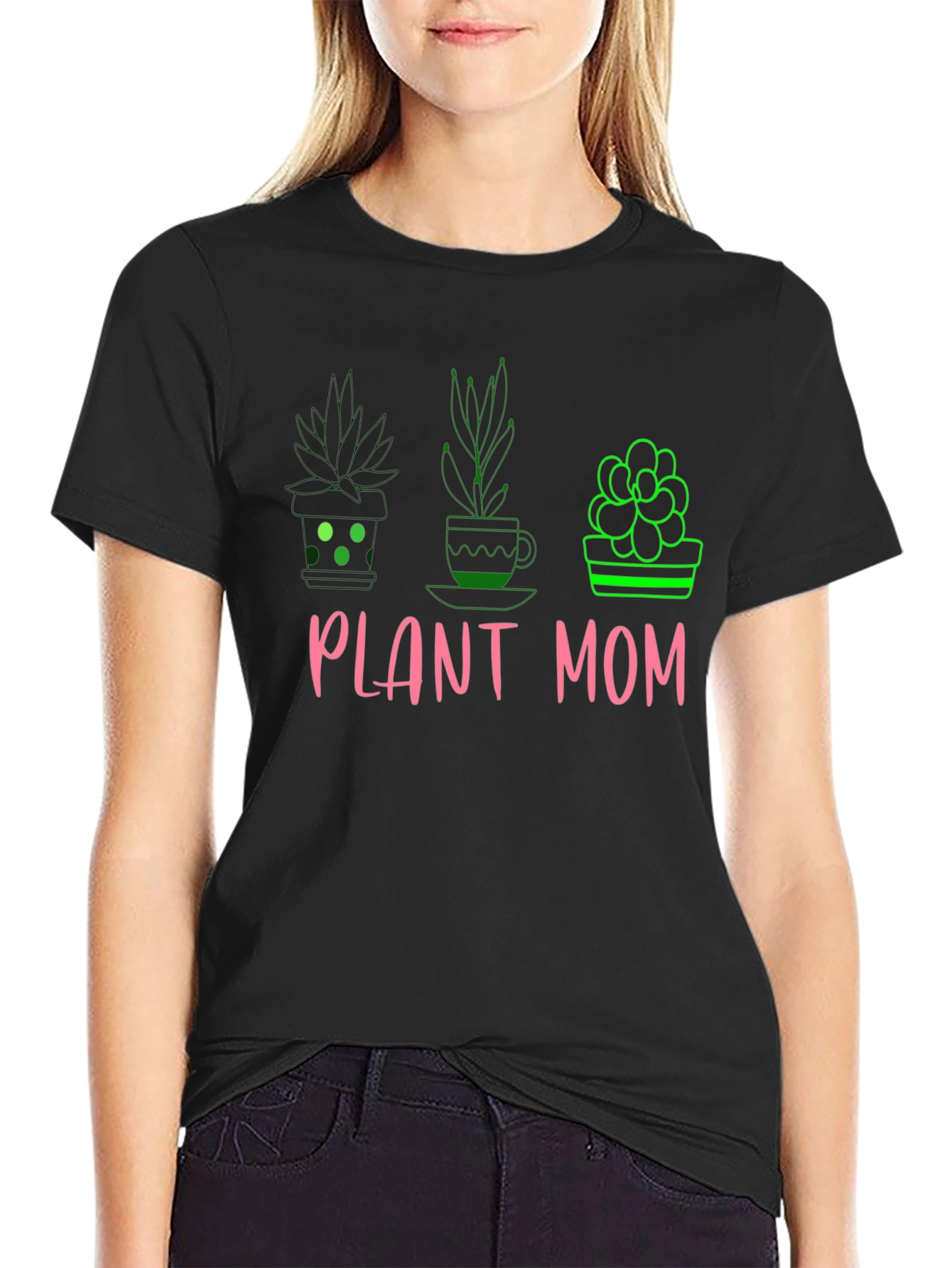 Plant Mom Graphic T-Shirt