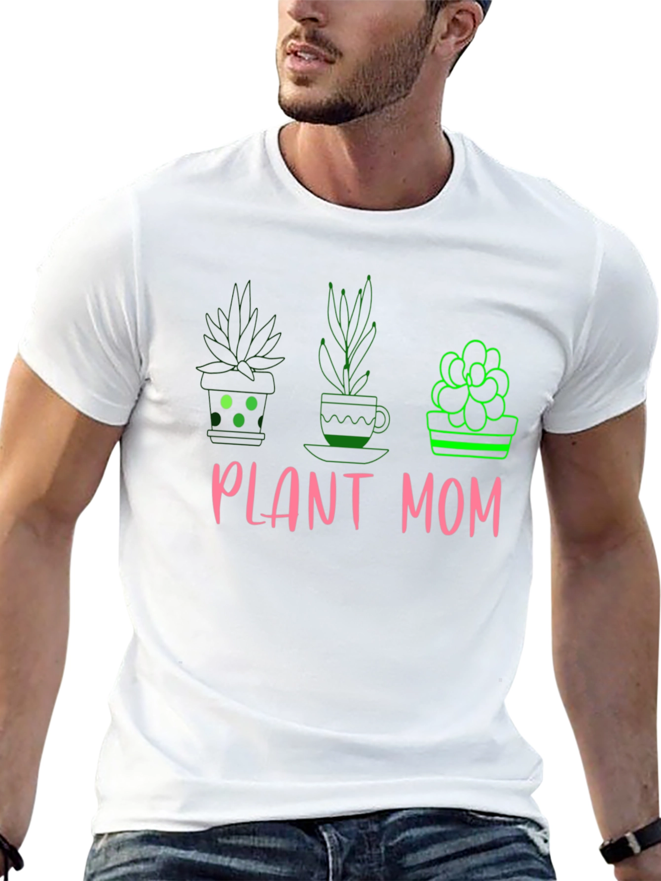 Plant Mom Graphic T-Shirt