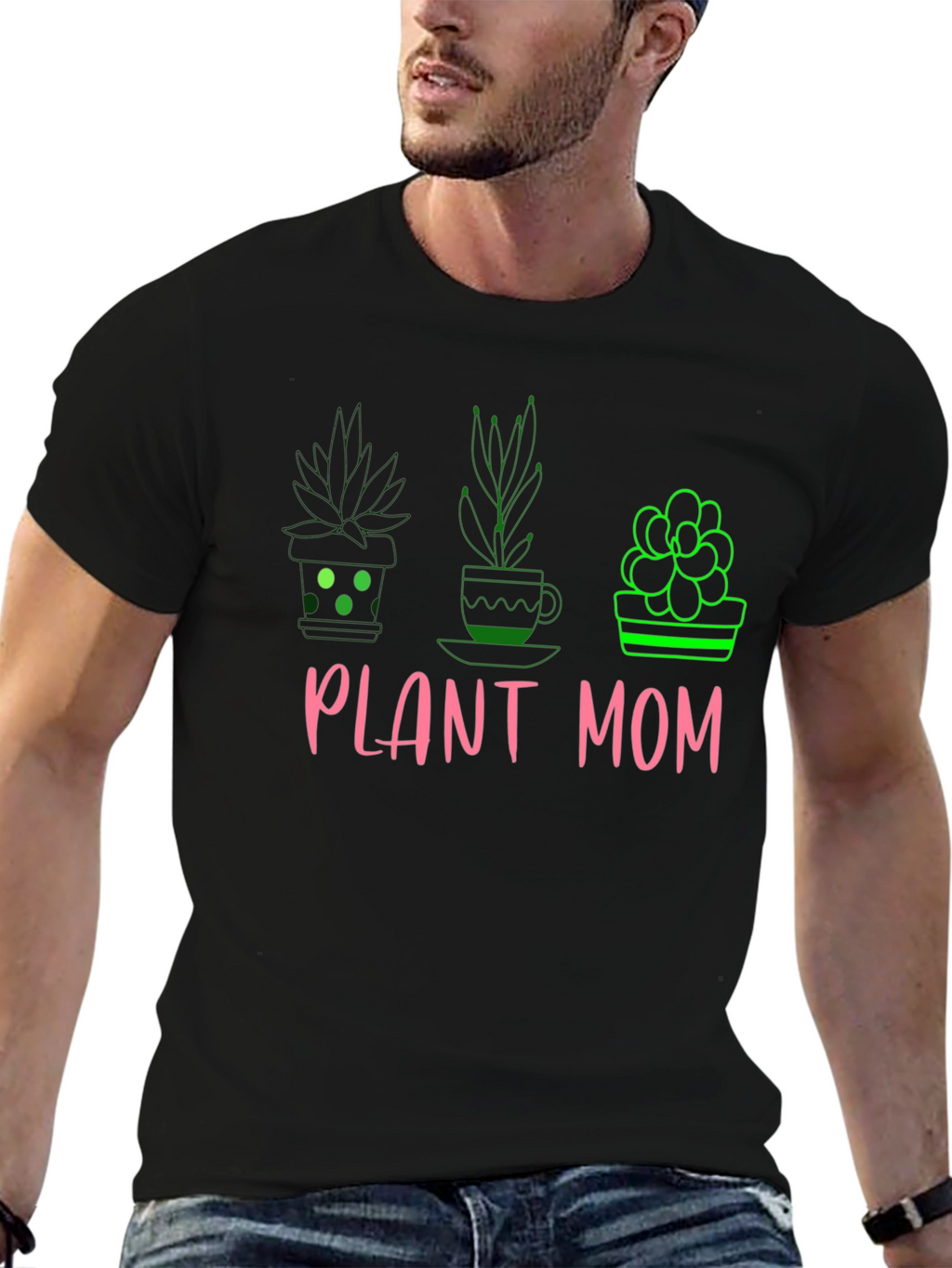 Plant Mom Graphic T-Shirt