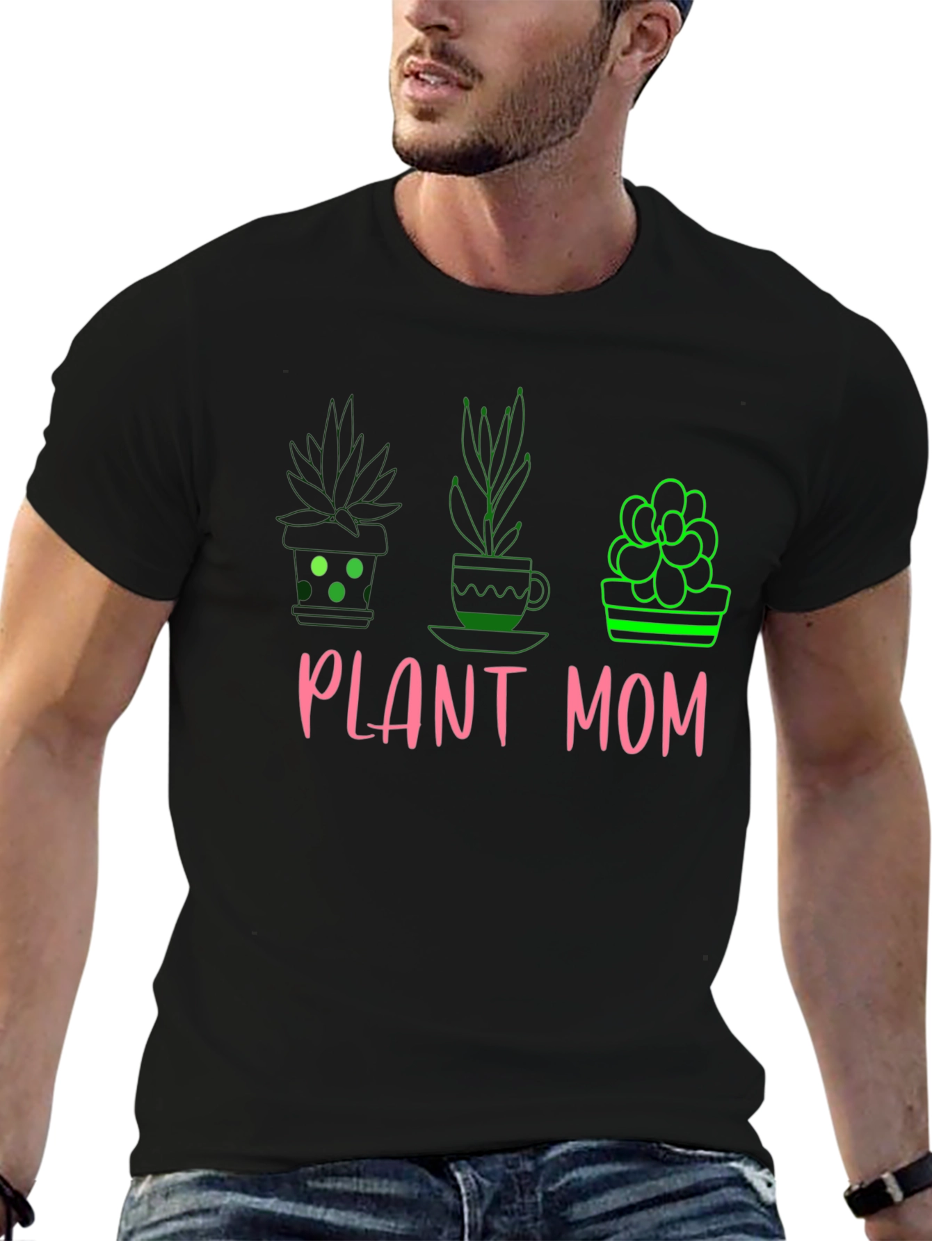 Plant Mom Graphic T-Shirt