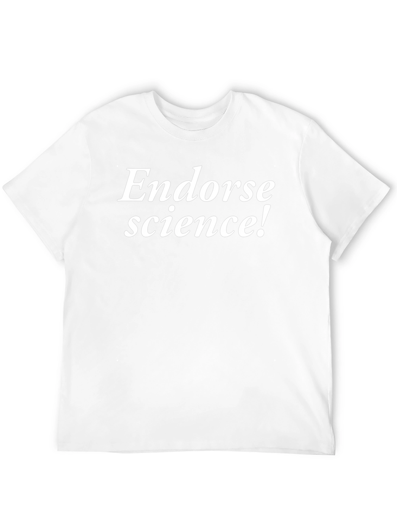 Endorse Science! Black Graphic T-Shirt