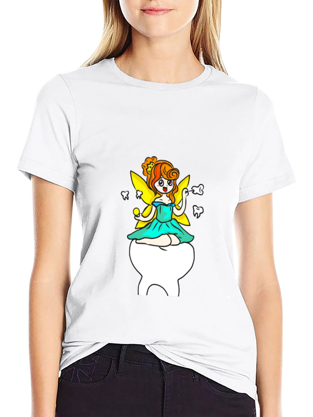 Tooth Fairy Graphic Tee - Black