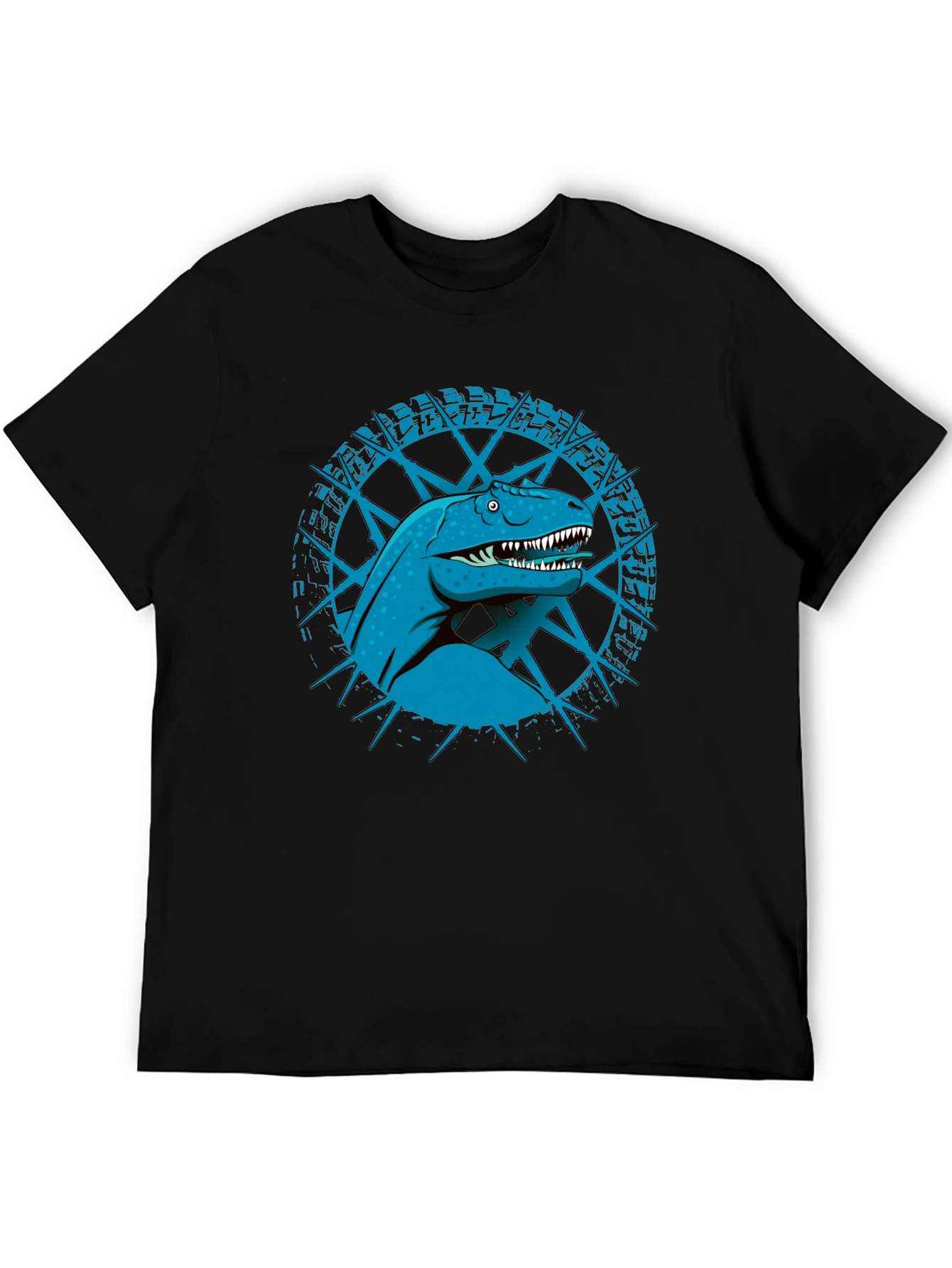 Dinosaur Graphic Black T-Shirt