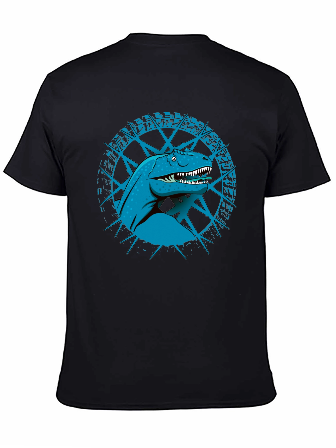 Dinosaur Graphic Black T-Shirt
