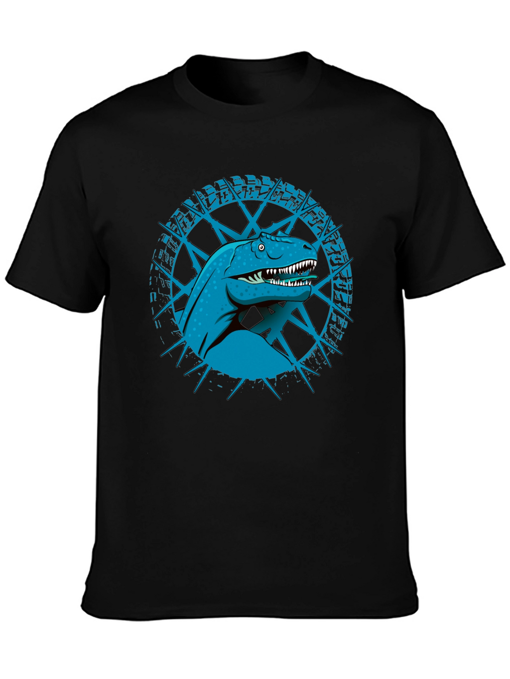 Dinosaur Graphic Black T-Shirt