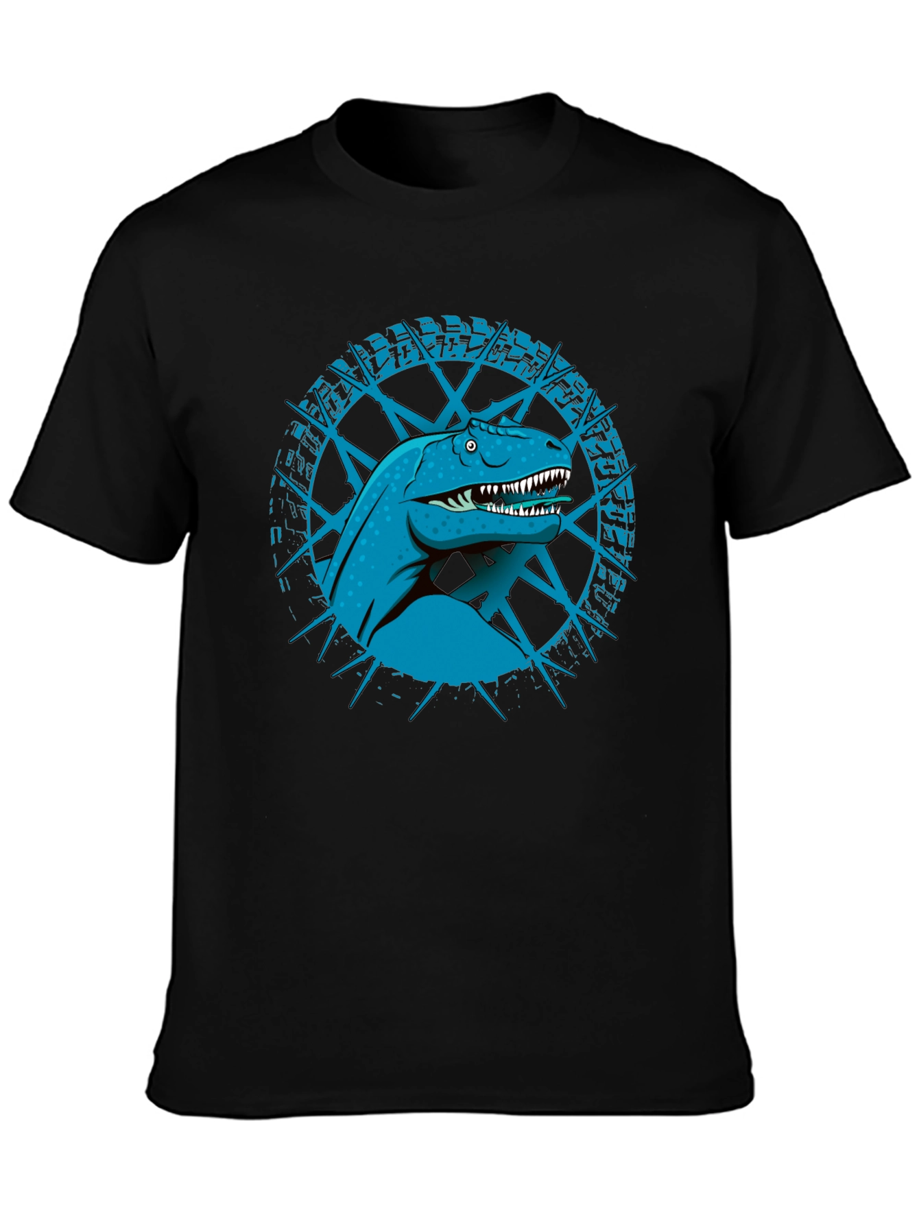 Dinosaur Graphic Black T-Shirt