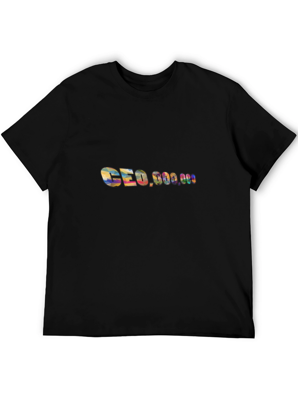 CEO Millionaire Graphic Black T-Shirt