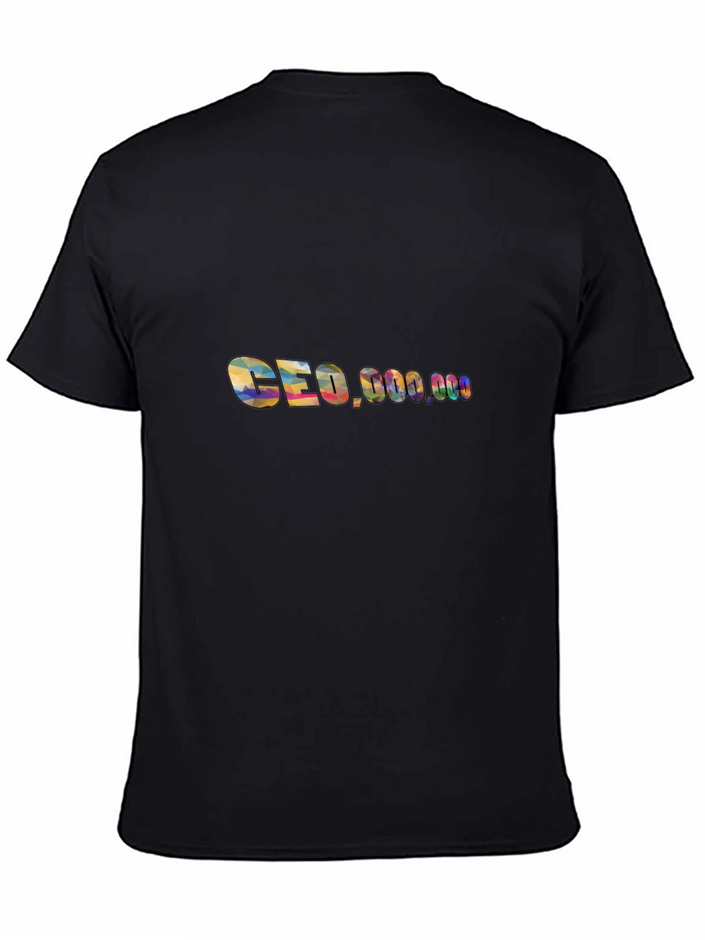CEO Millionaire Graphic Black T-Shirt