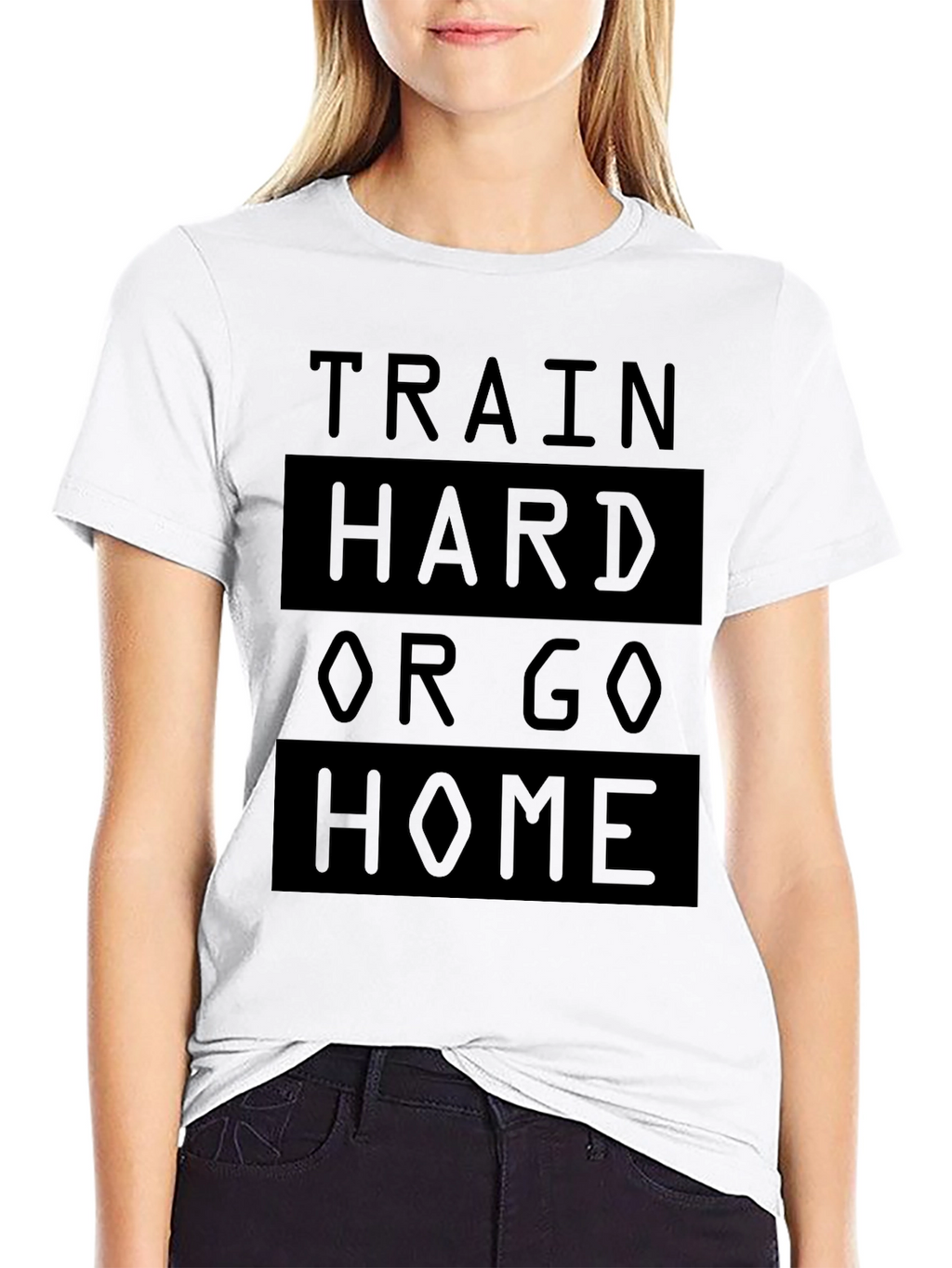 Train Hard or Go Home Black T-Shirt