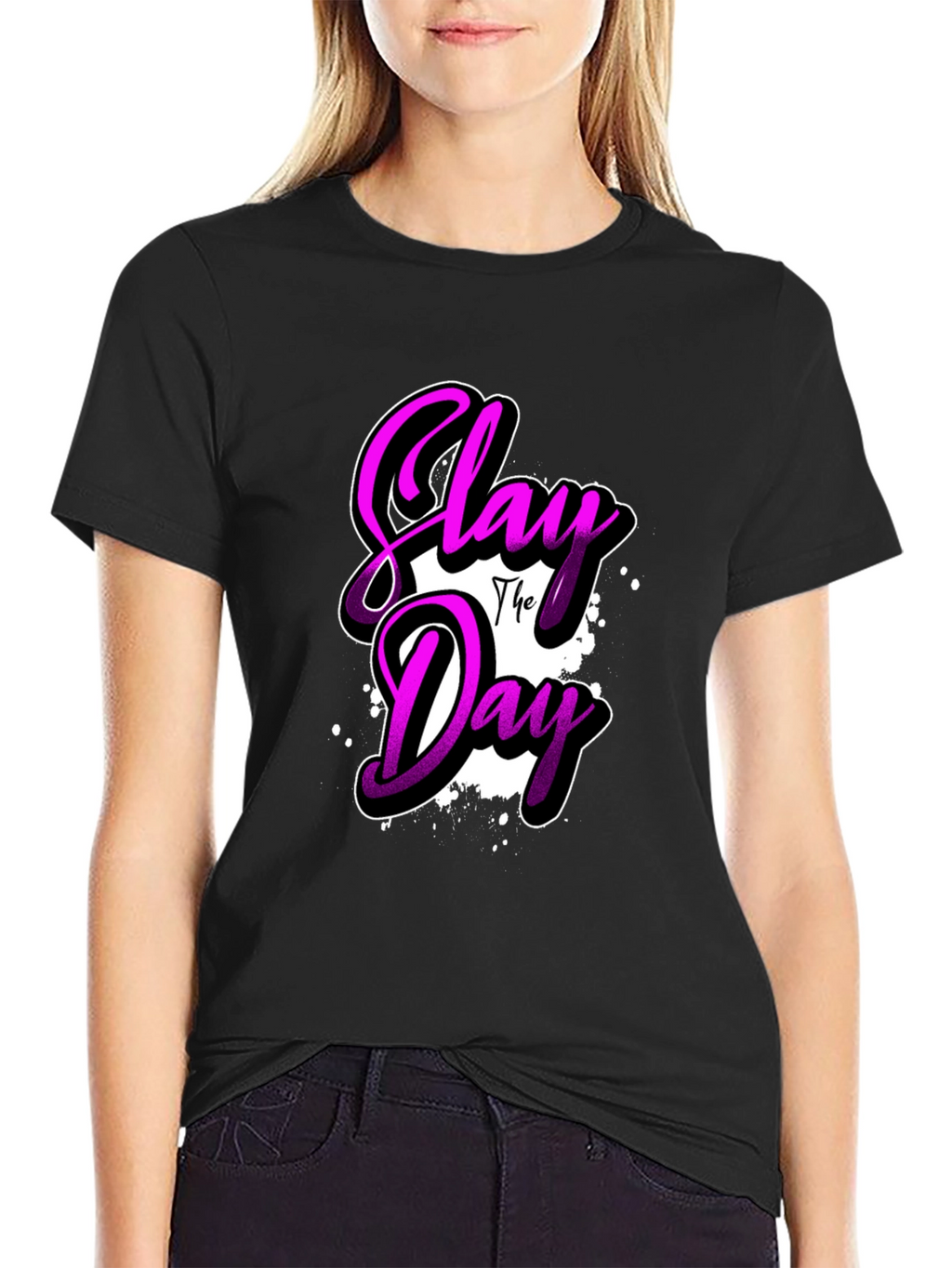 Slay The Day Black T-Shirt