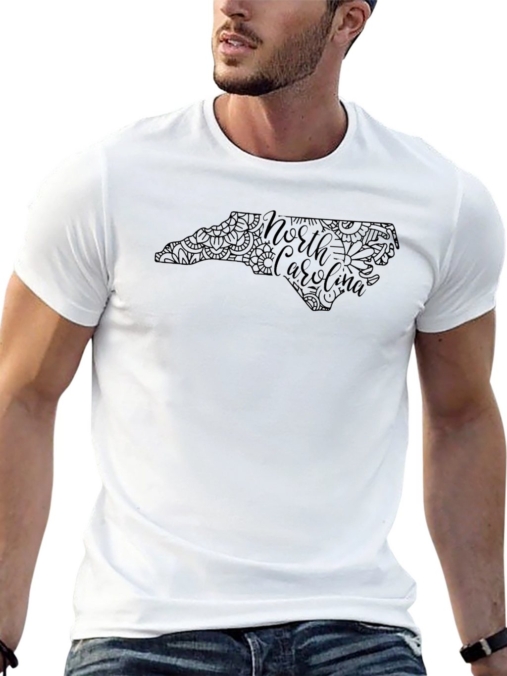 North Carolina State Pride Graphic Tee - Black