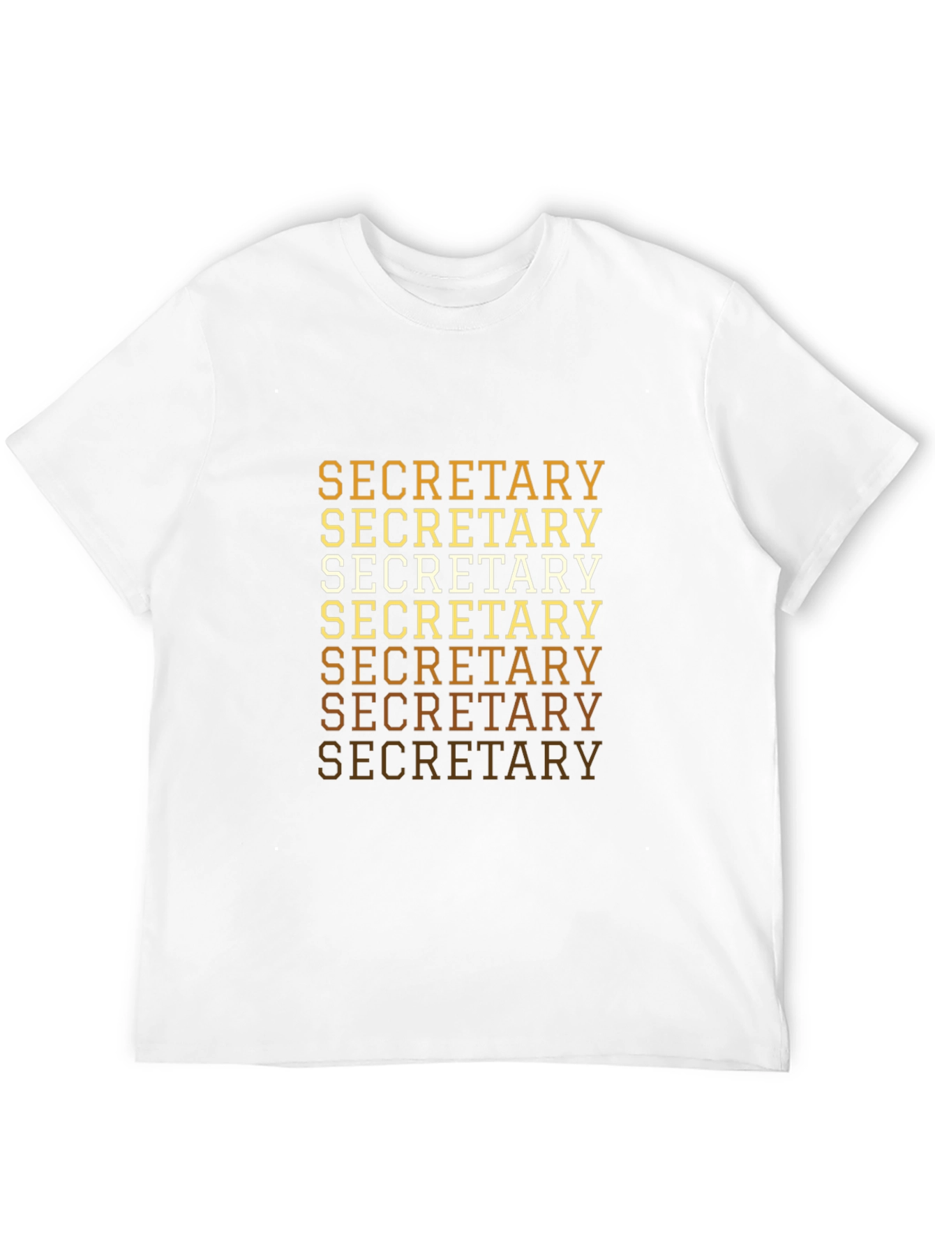 Secretary Tee - Retro Text Design