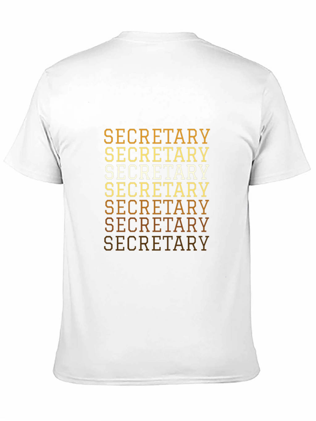Secretary Tee - Retro Text Design