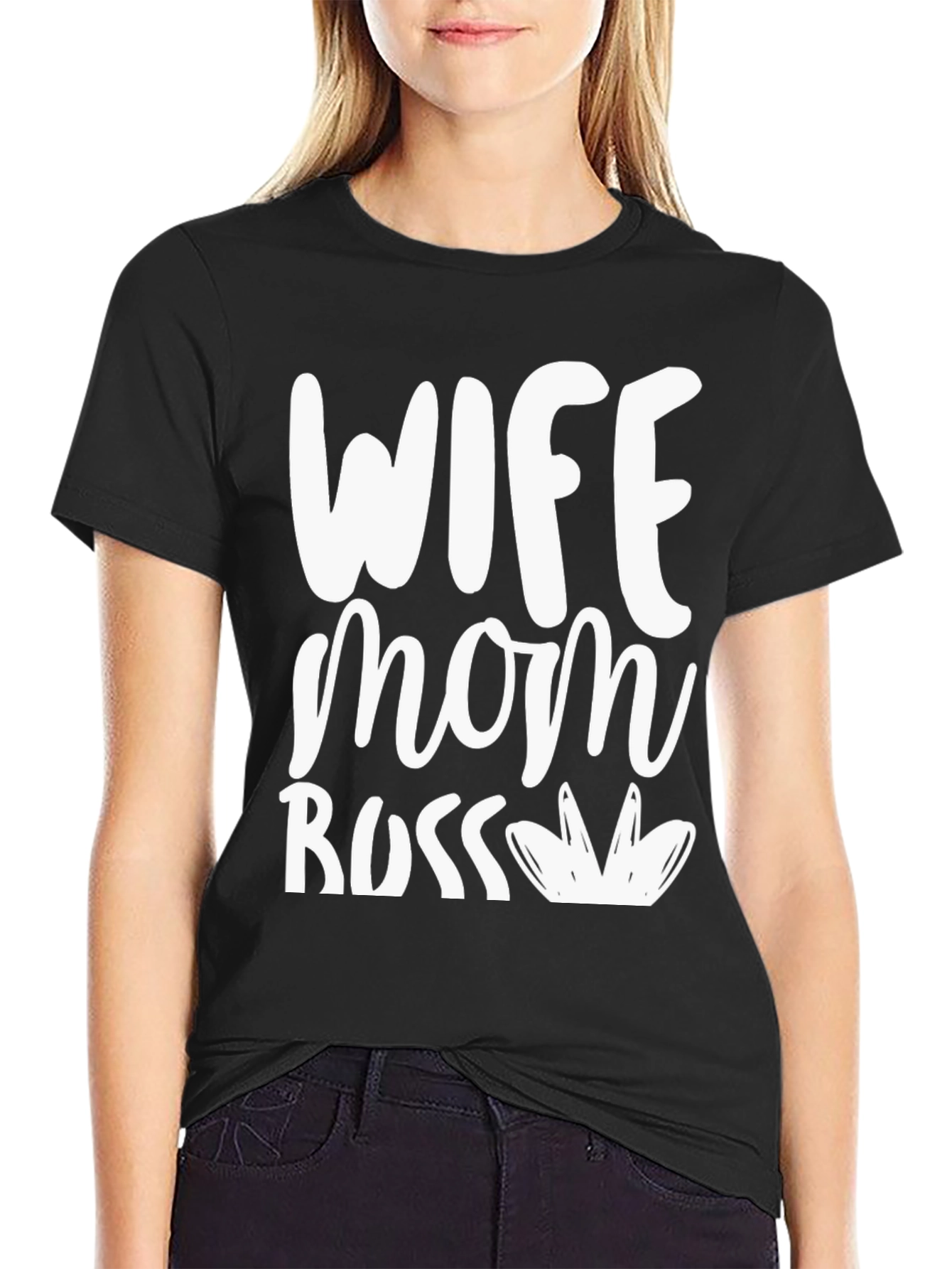 Wife Mom Boss Graphic T-Shirt