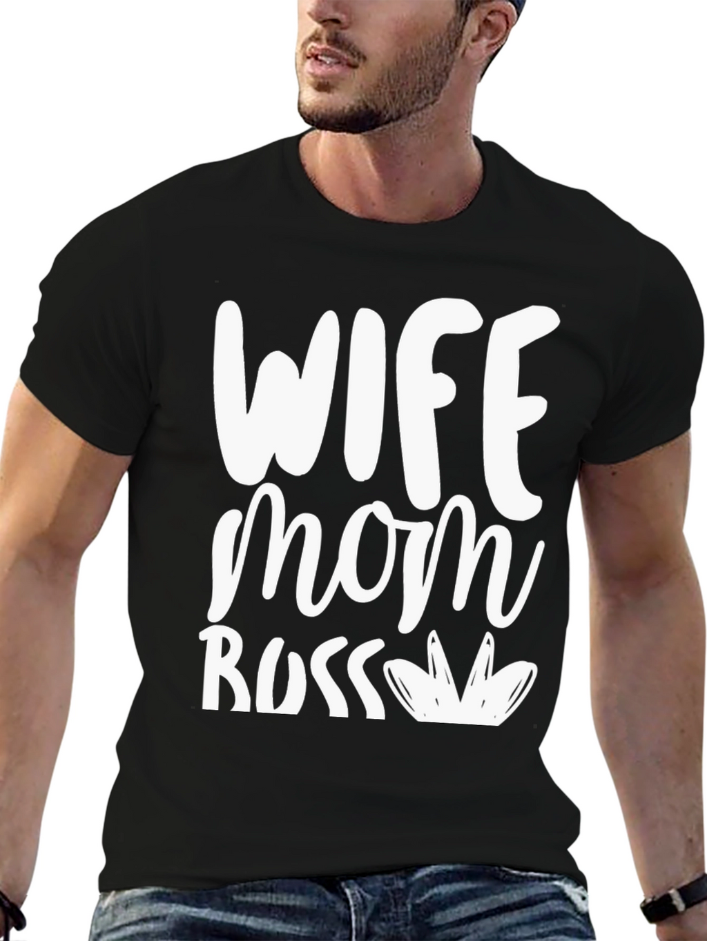 Wife Mom Boss Graphic T-Shirt