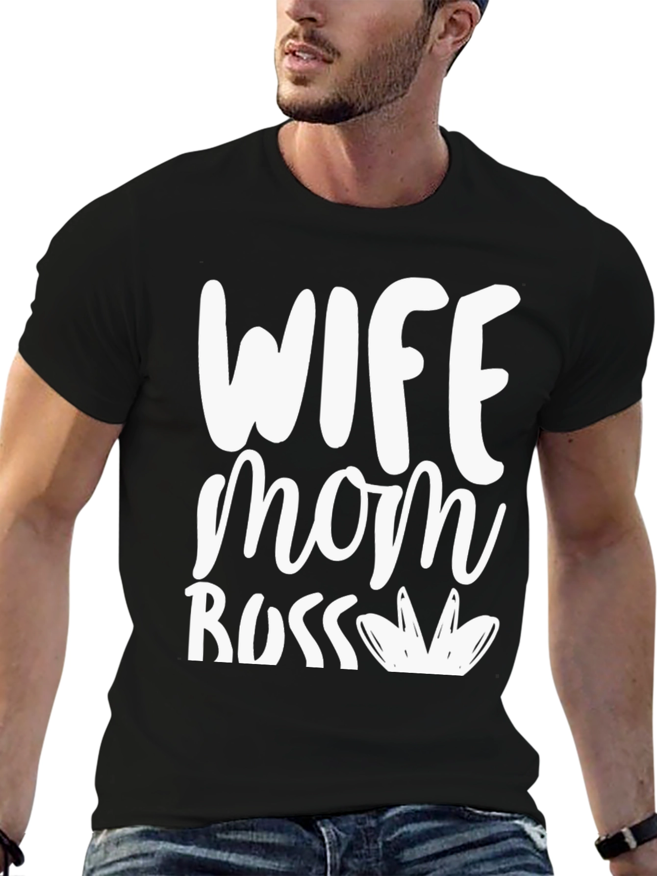Wife Mom Boss Graphic T-Shirt