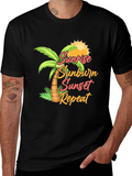 Sunrise Sunburn Sunset Repeat Tee