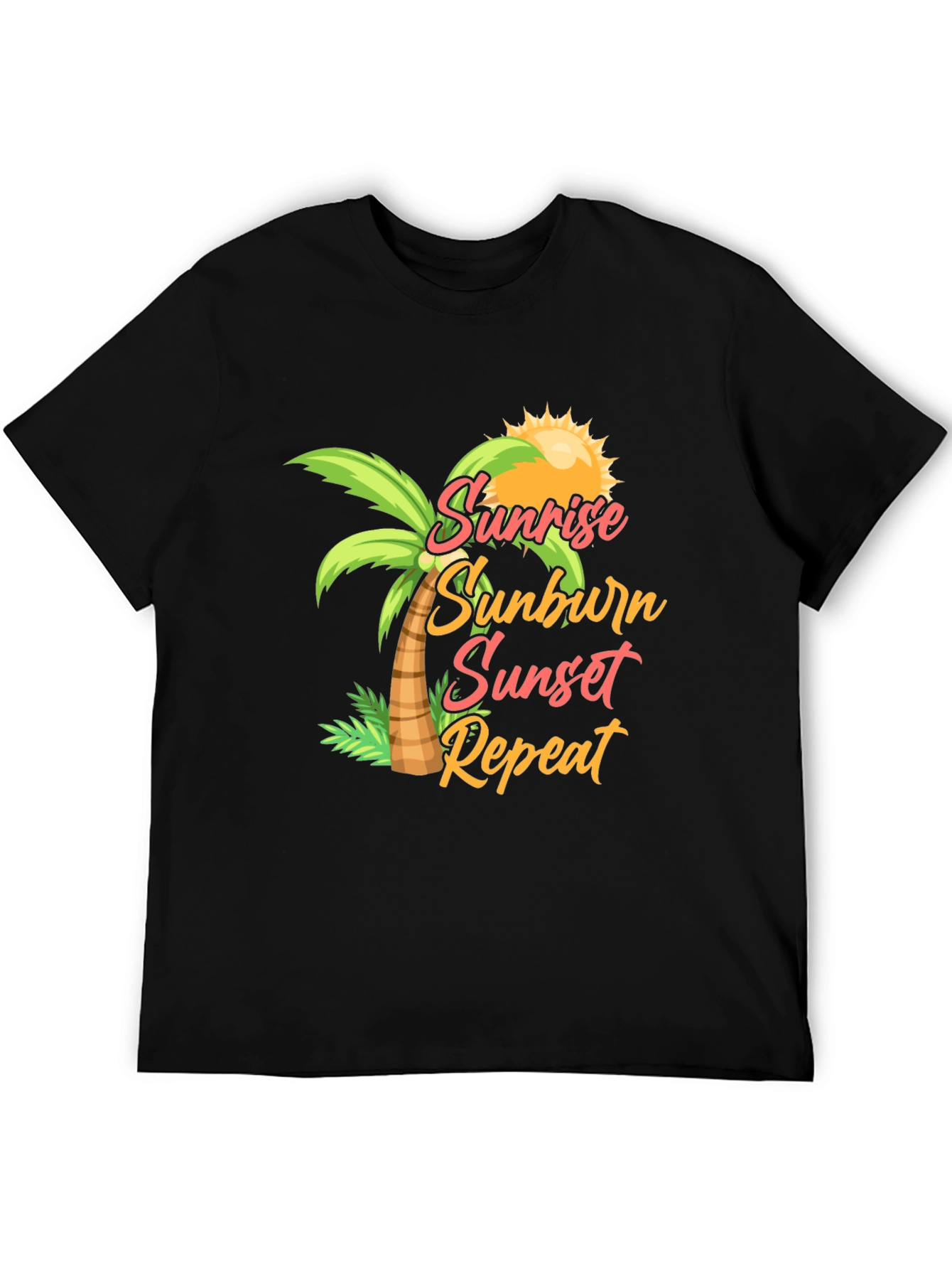 Sunrise Sunburn Sunset Repeat Tee