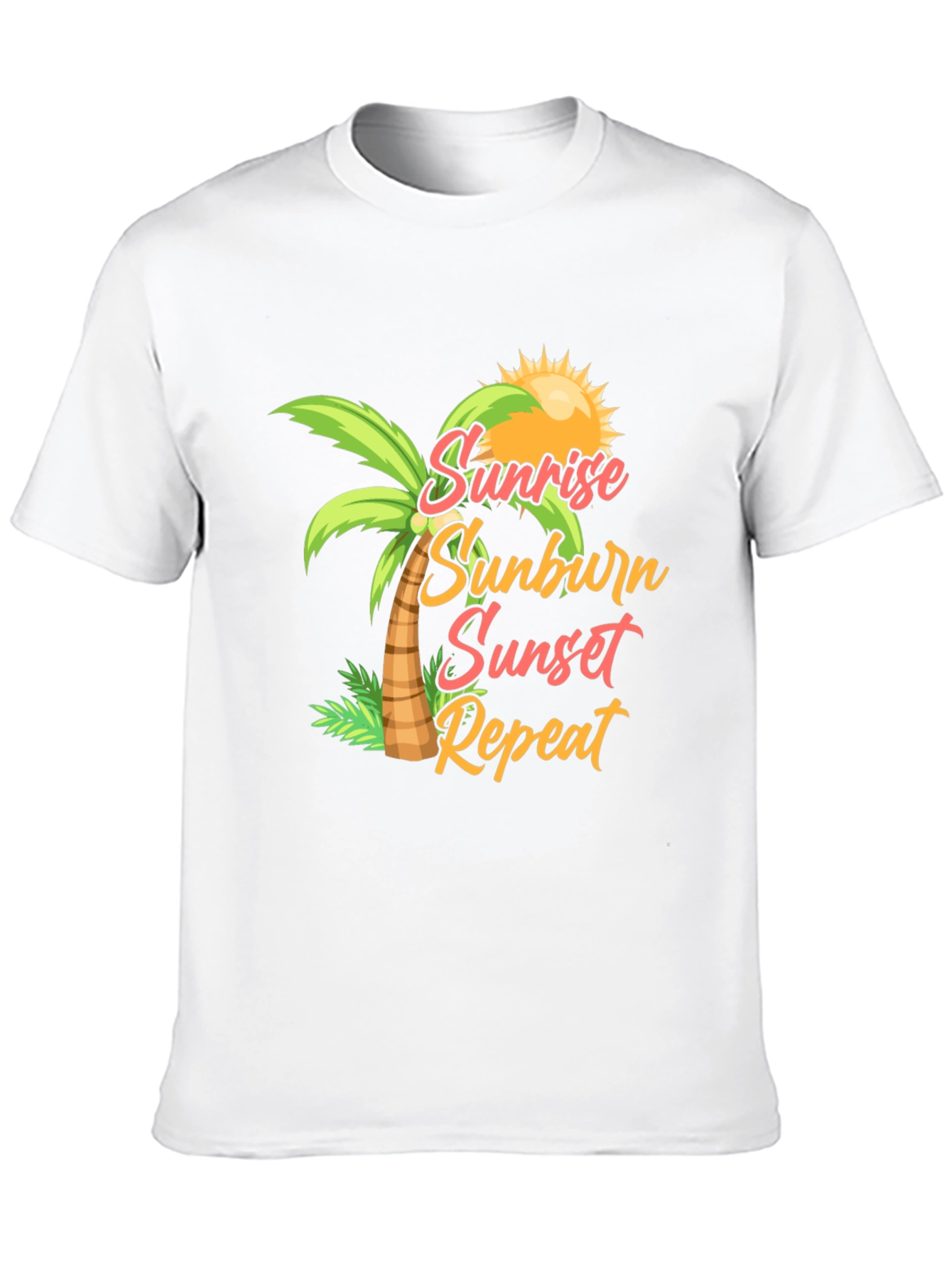 Sunrise Sunburn Sunset Repeat Tee
