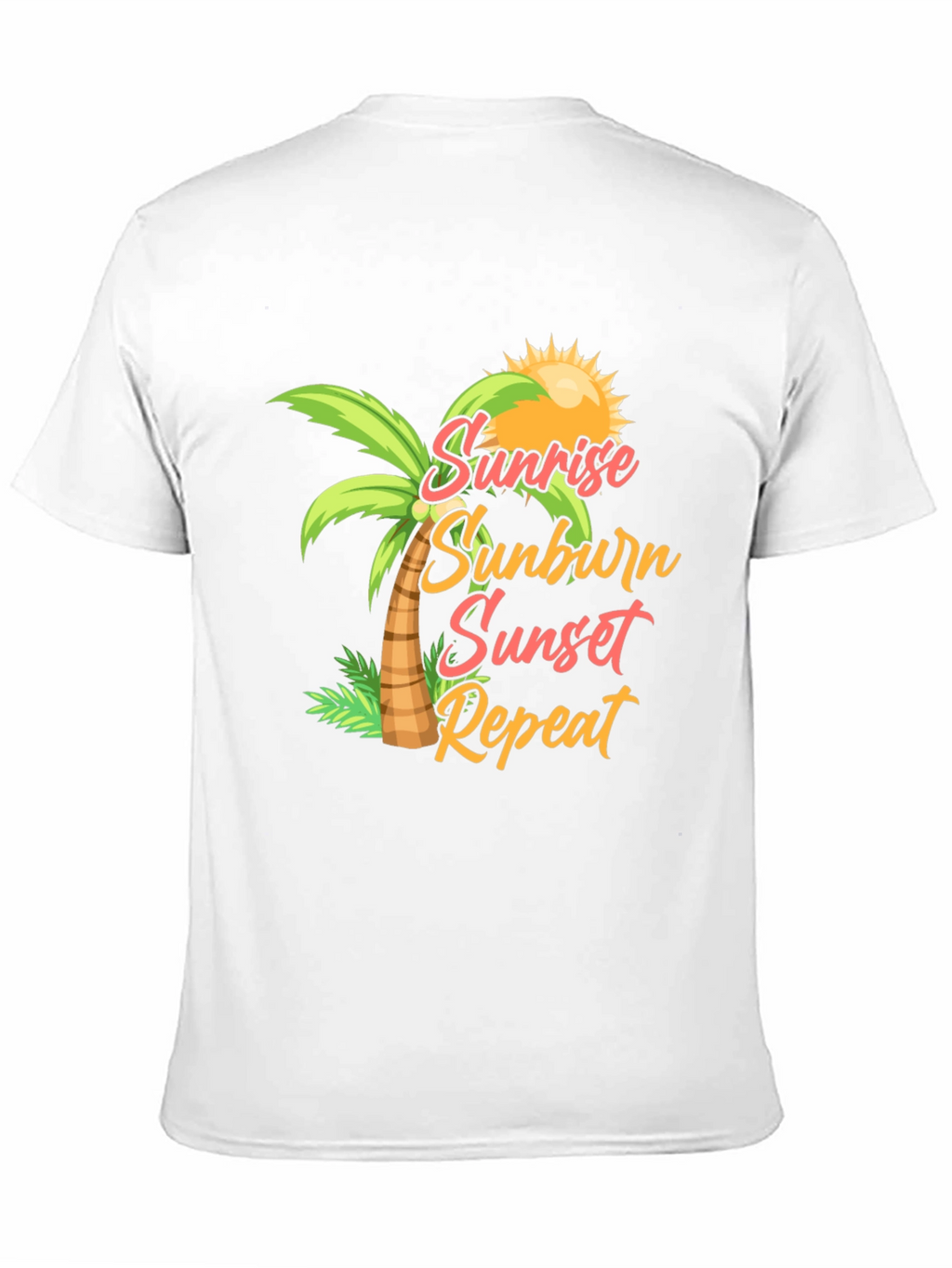 Sunrise Sunburn Sunset Repeat Tee