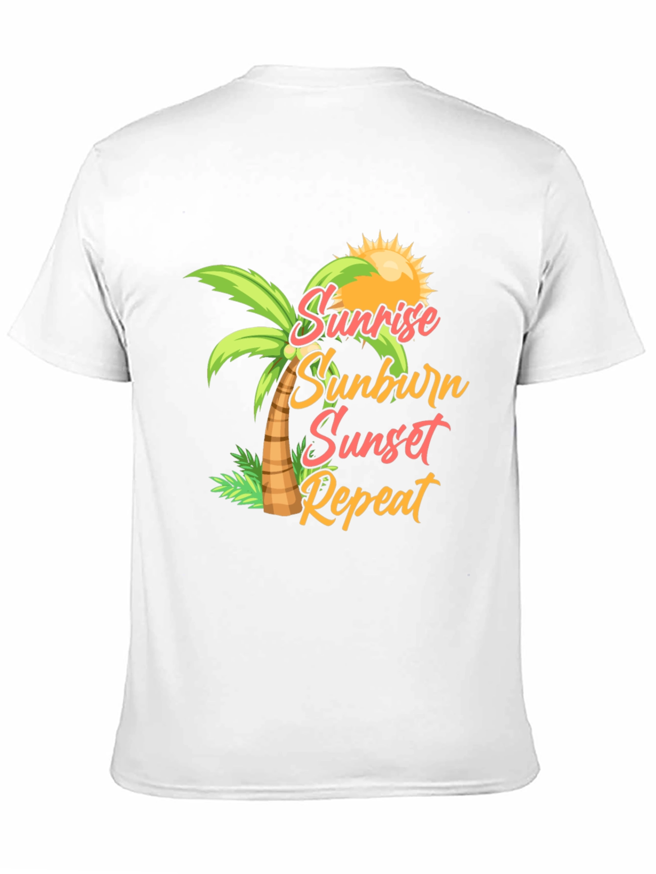 Sunrise Sunburn Sunset Repeat Tee